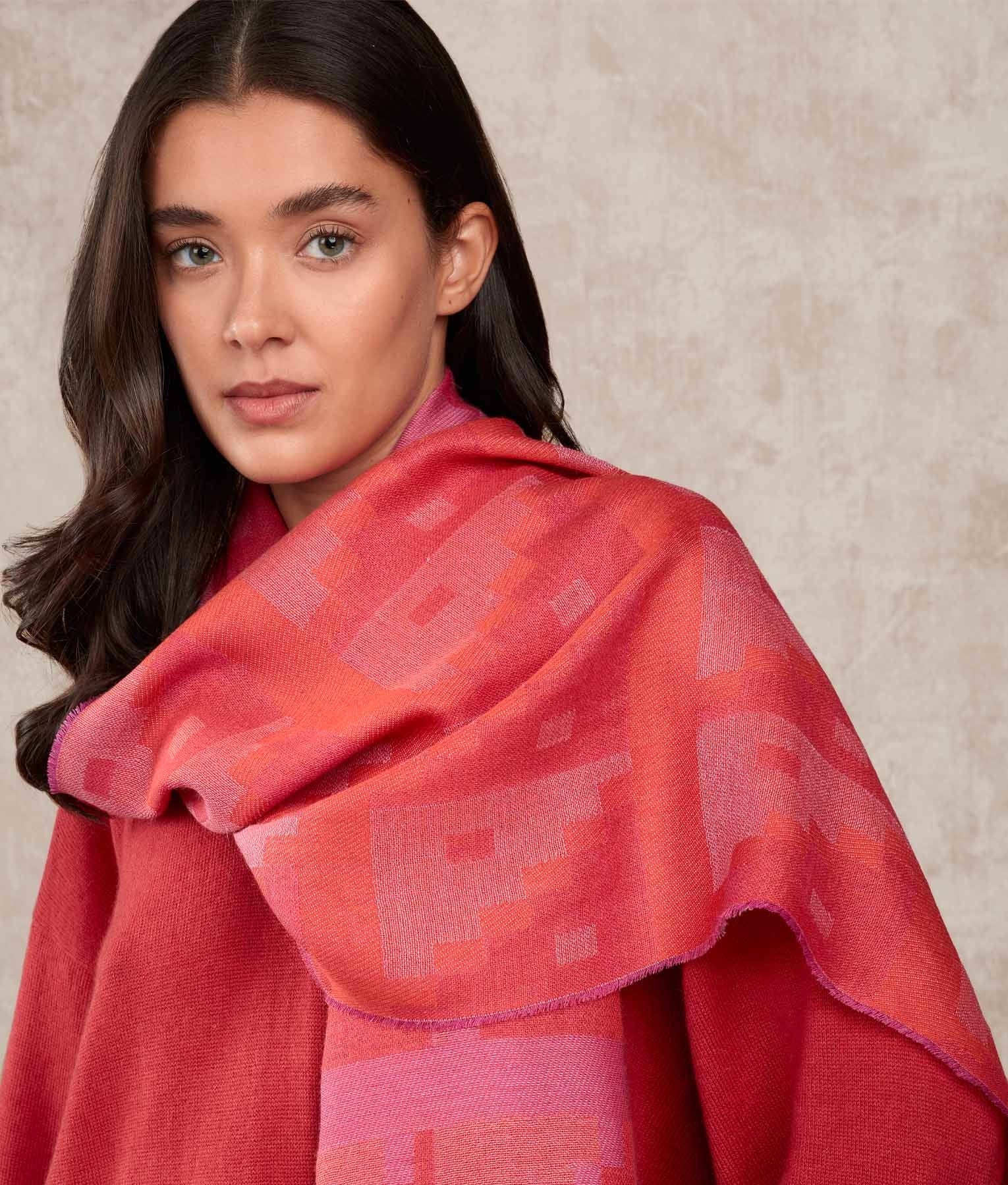 From The Incas - Scarf - Pink - Unisex