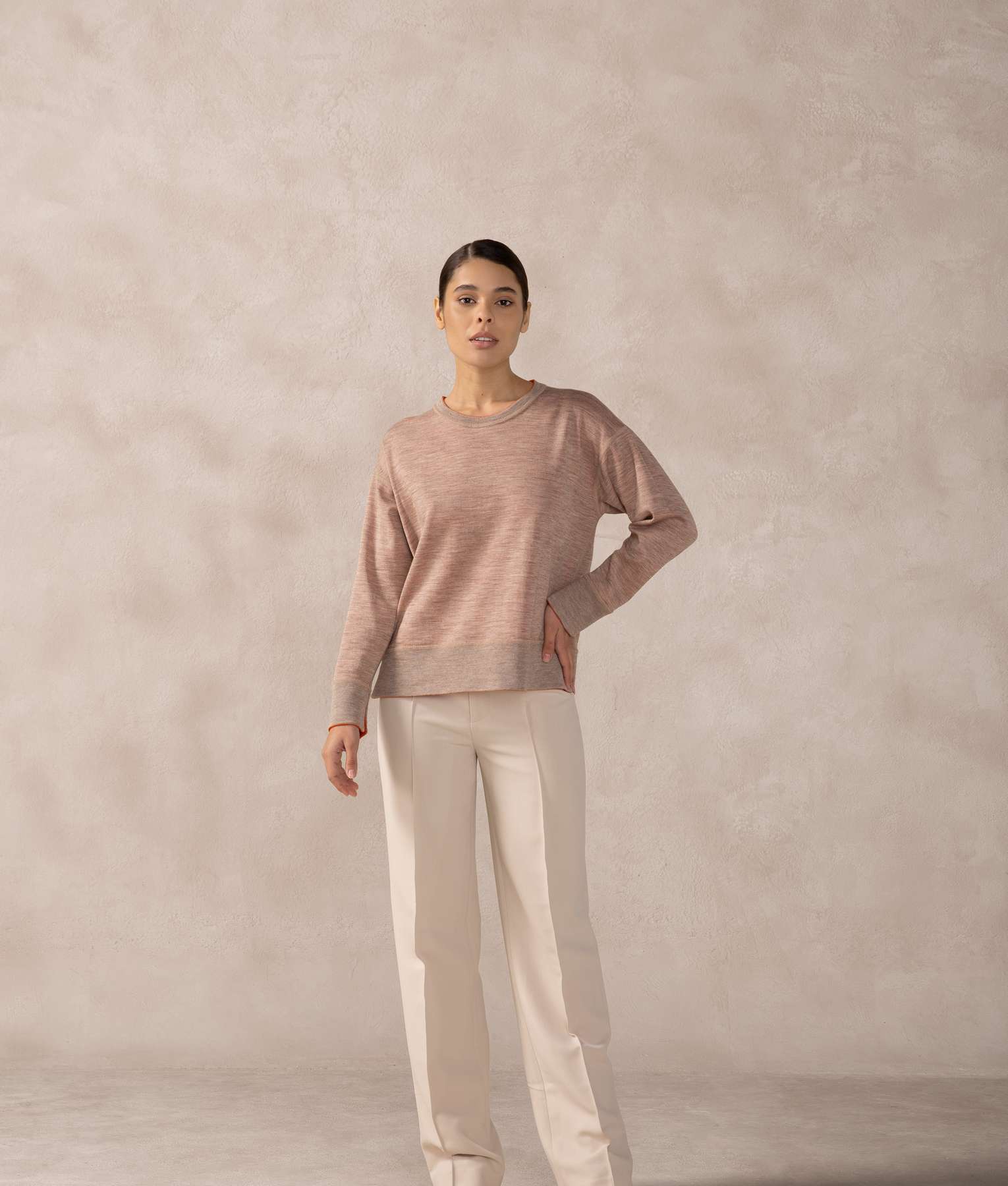 Basic Tee Crew Pullover 18180 C001