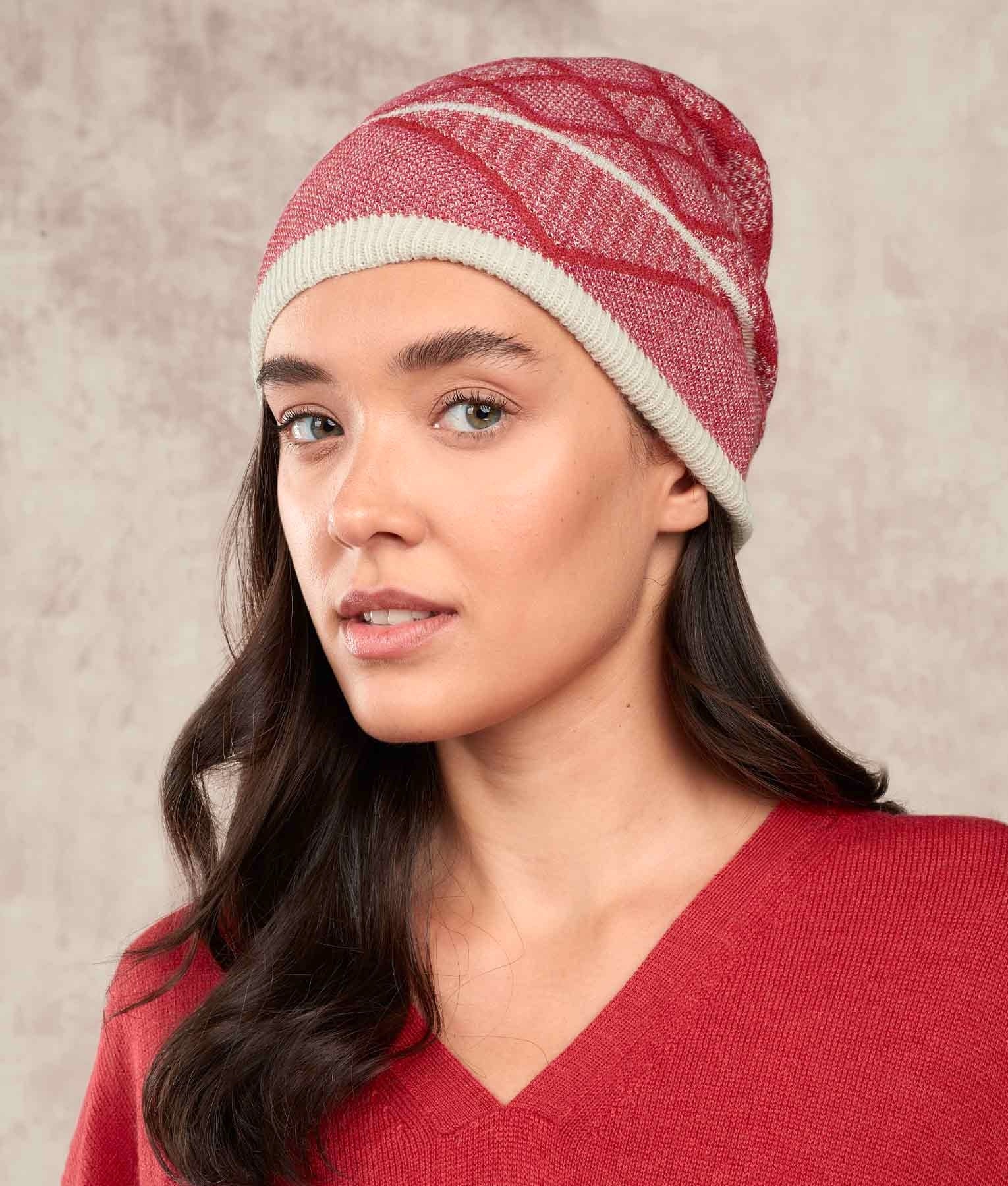 Brick On Brick - Beanie - Multicolour Fuchsia - Unisex