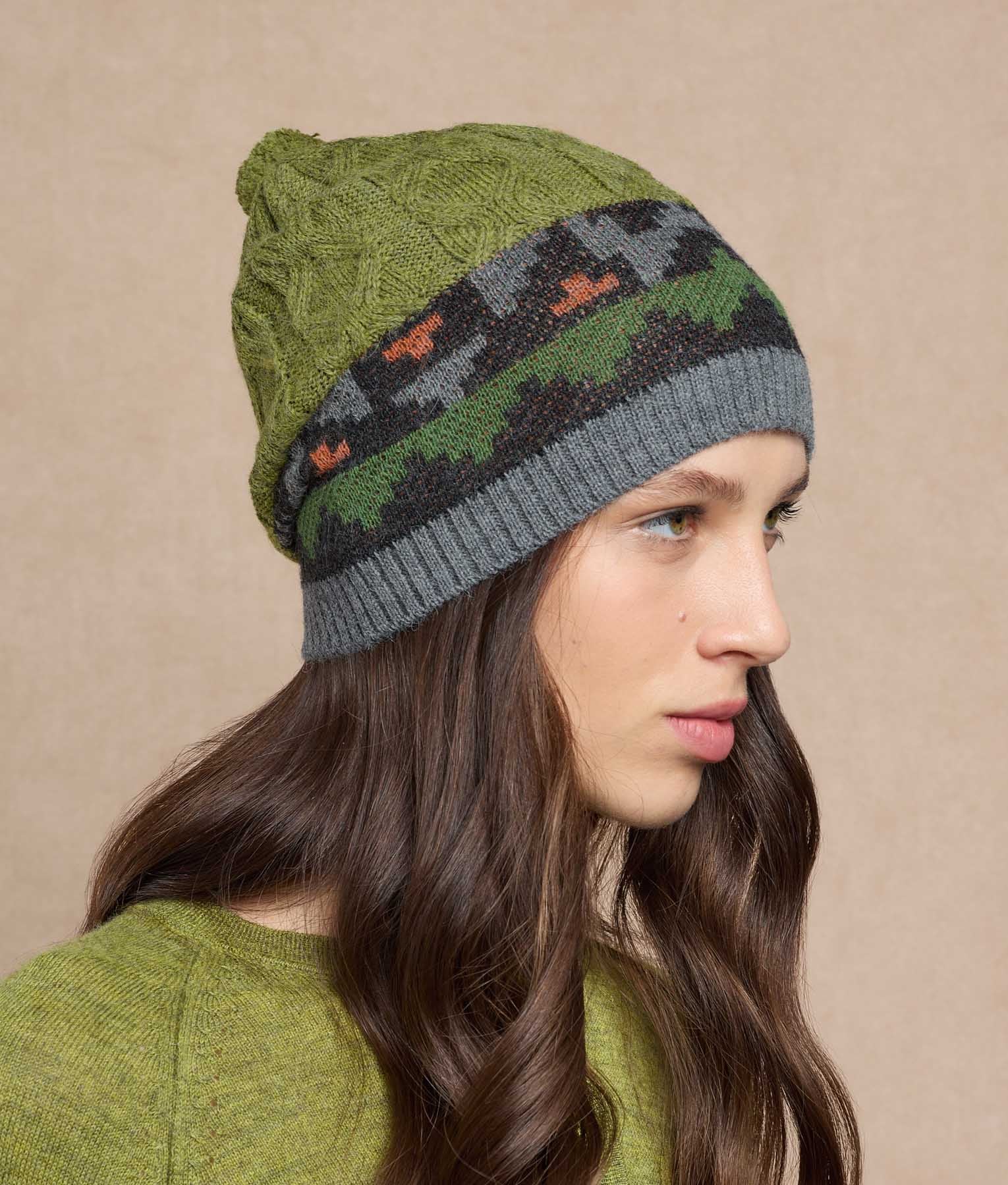 Jacquard Beanie C001