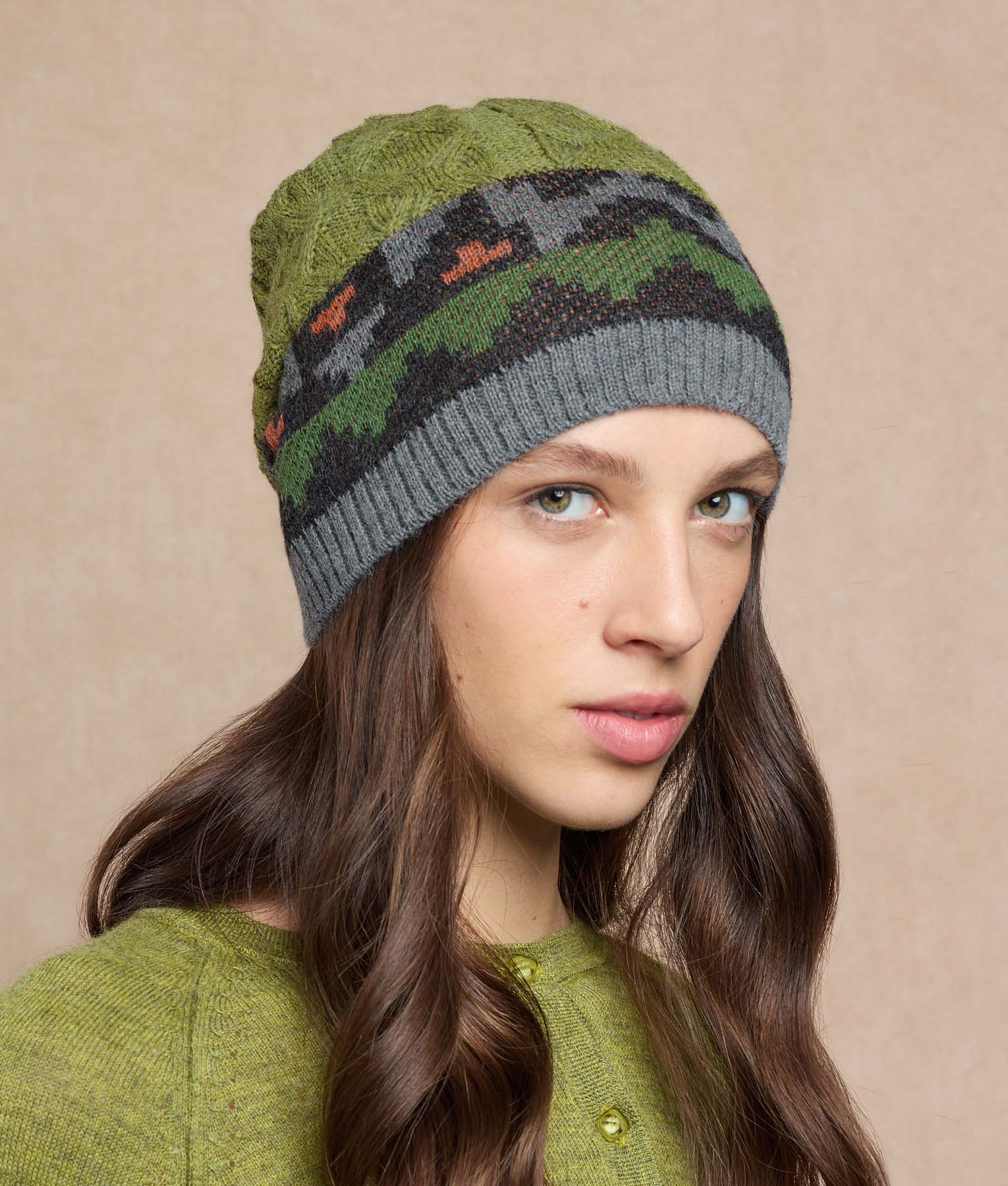 Jacquard Beanie C001