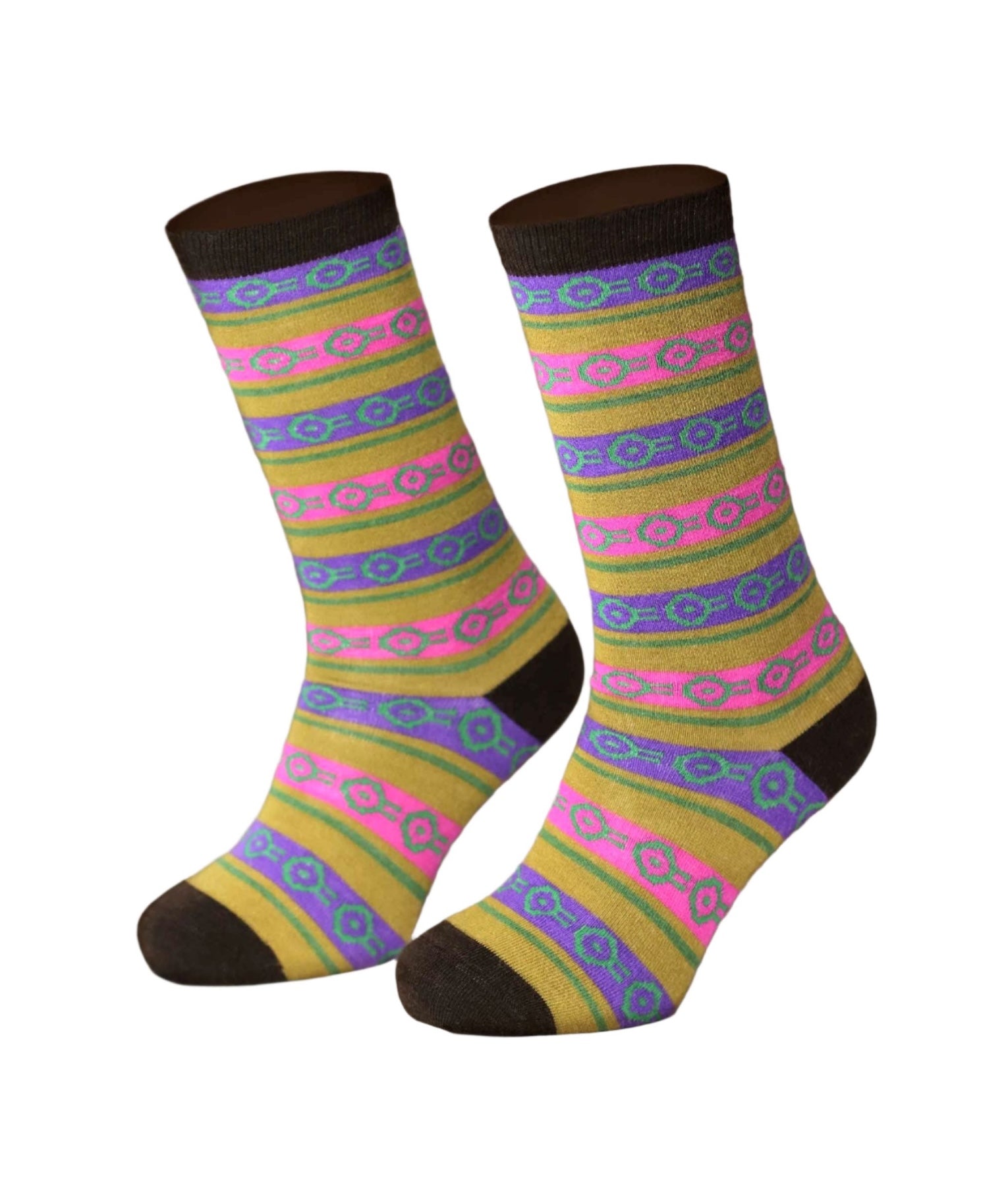 Heads & Lines Women's Socks - Multicolour C002 - Women