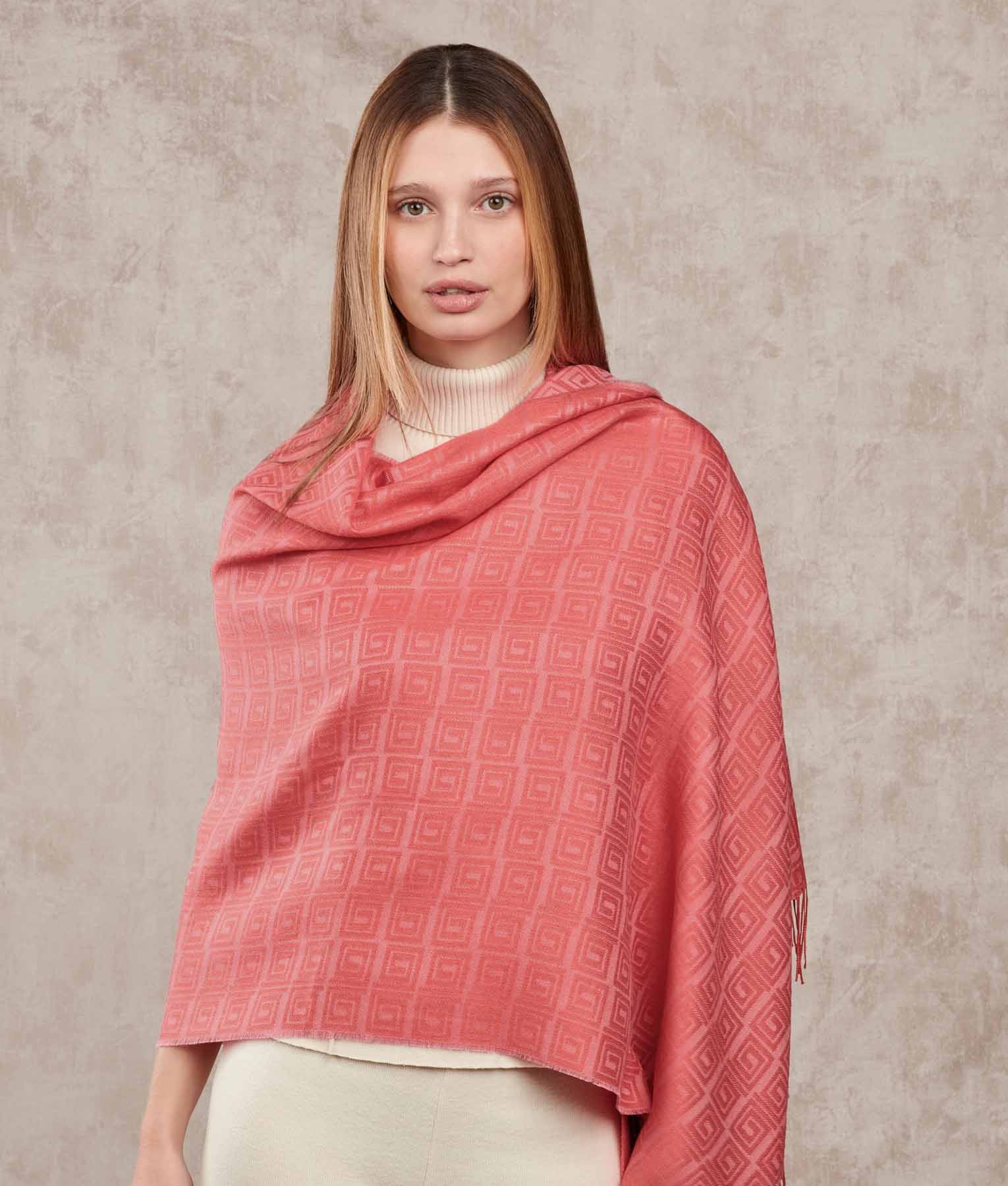 Sol - Shawl - Coral - Women's
