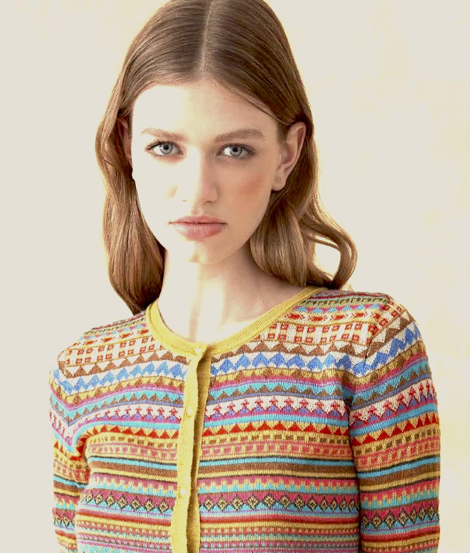 Jacquard Cardigan C003