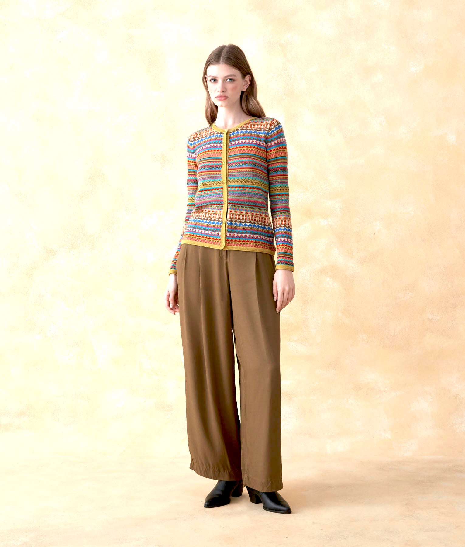 Jacquard Cardigan C003