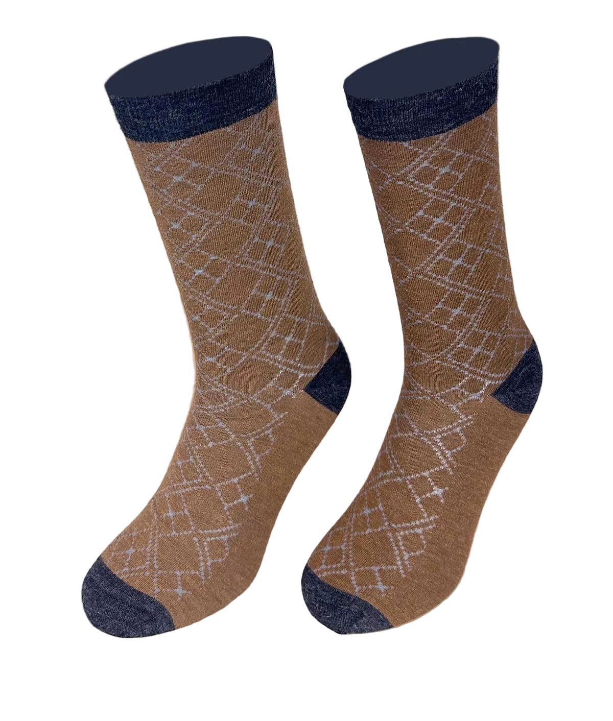 Bi Colour Jacquard Men's Socks C003