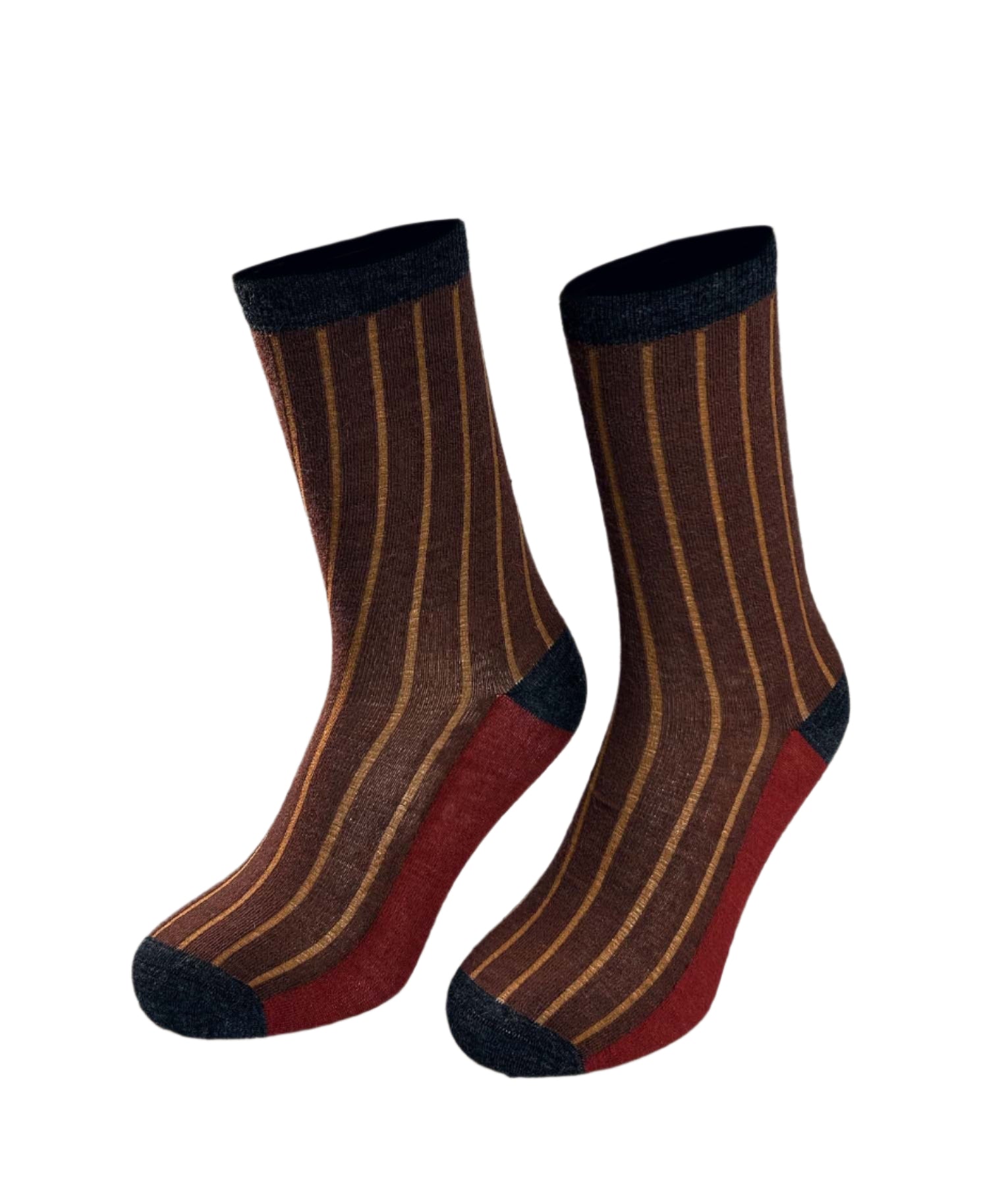 Women's Ribbed Color Block Socks C004