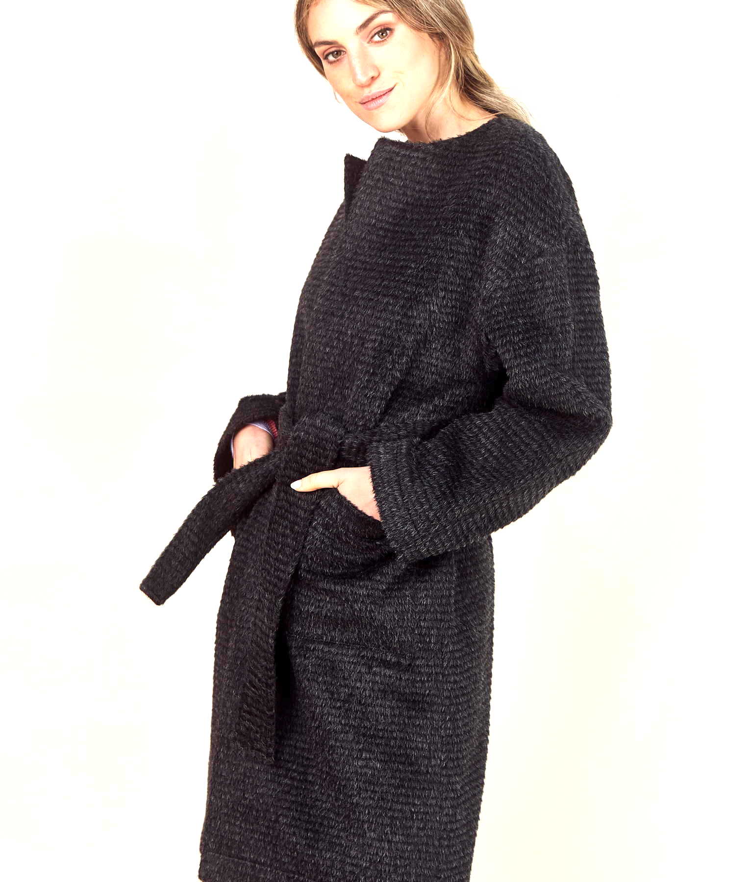 Suri Belted Long Coat C001