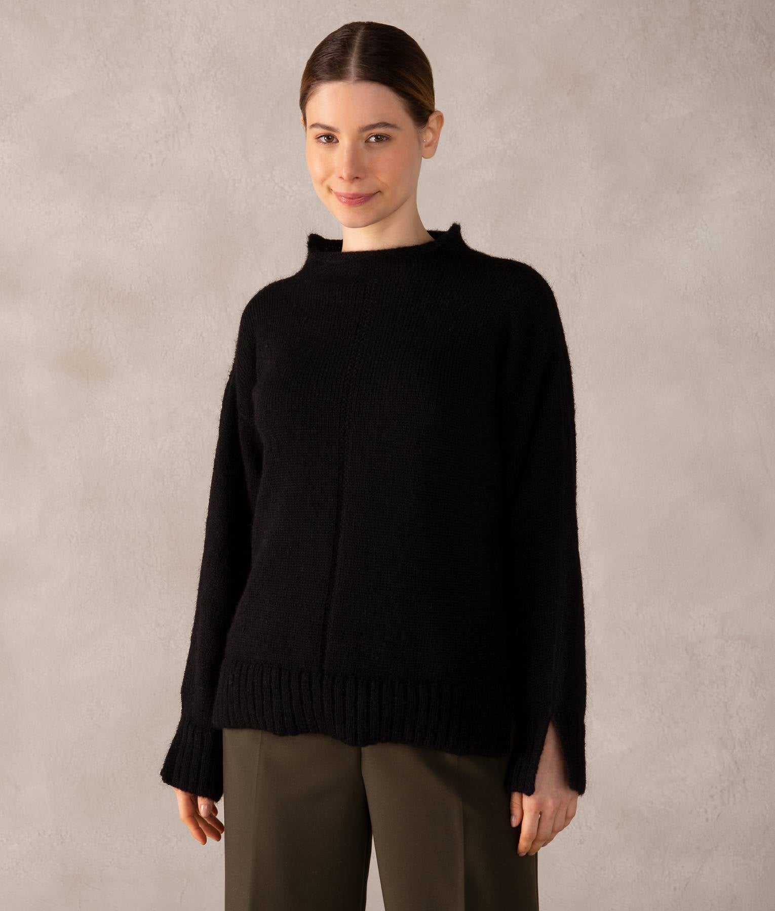 Easy Fit Jersey High Neck C005