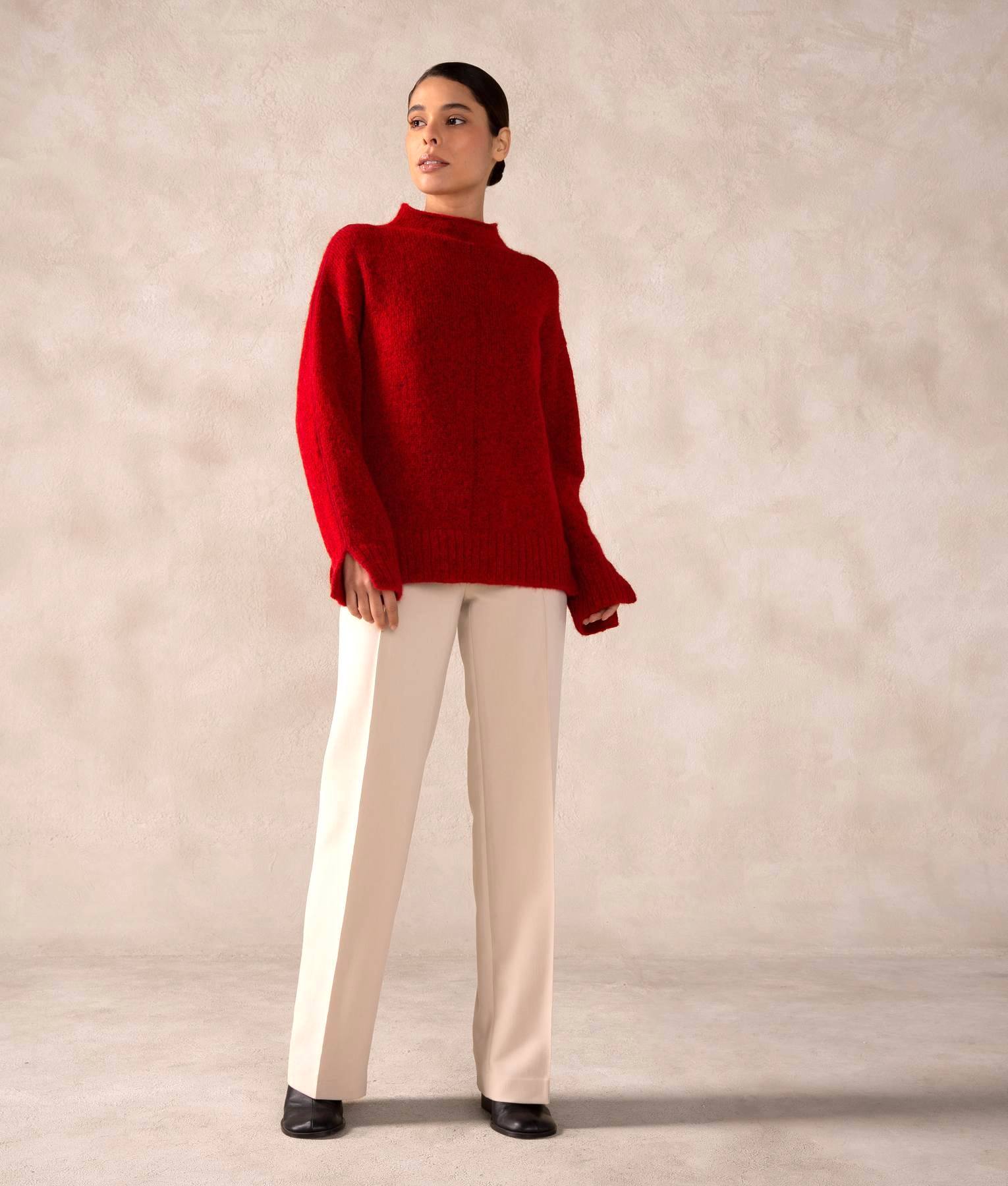 Easy Fit Jersey High Neck C004
