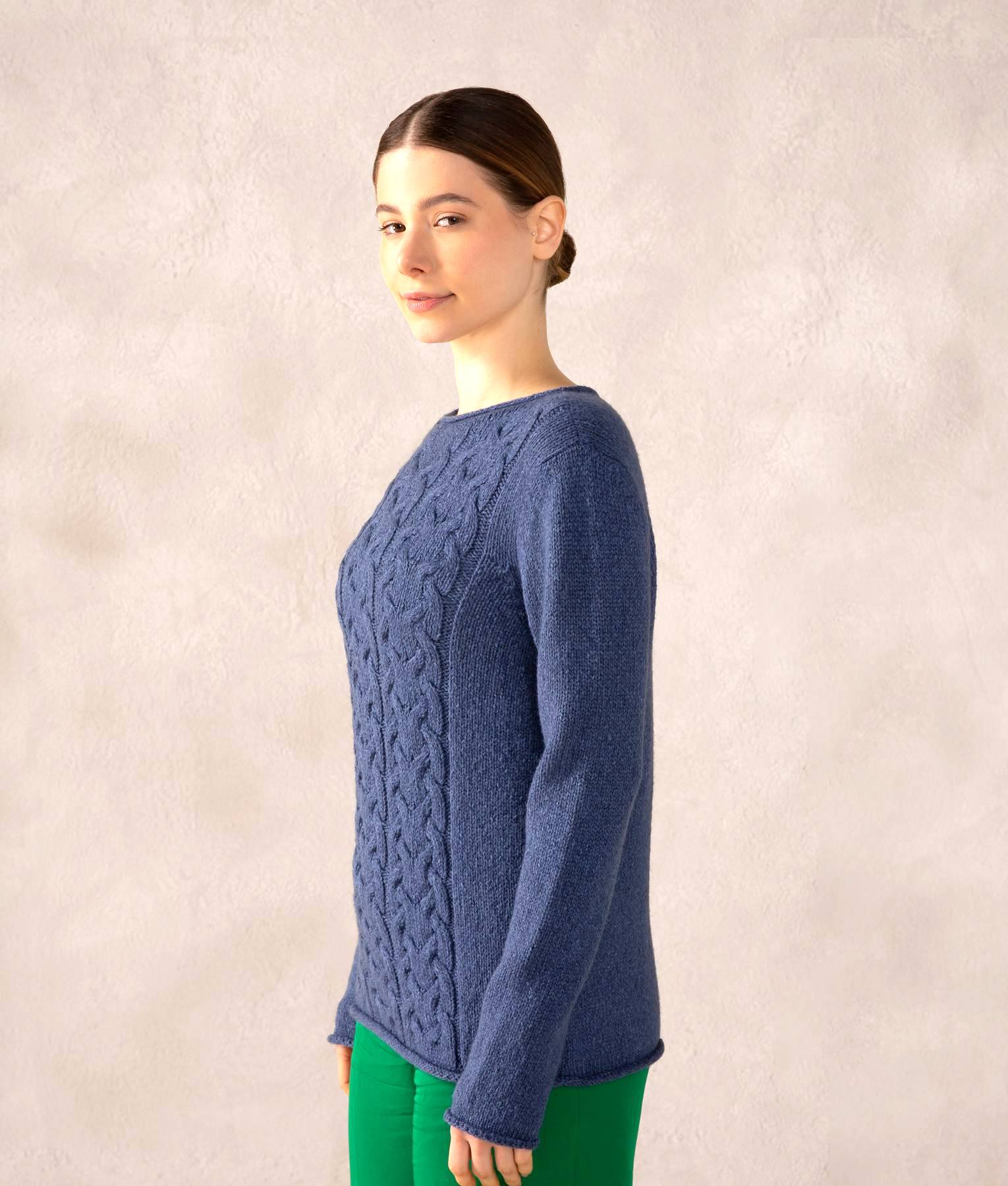 Oversize Cables Pullover C002