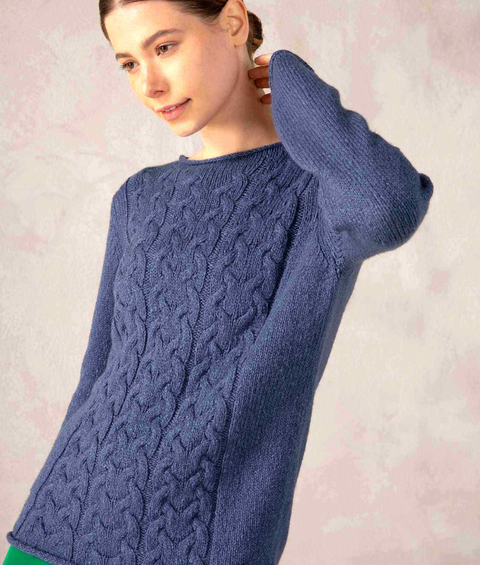 Oversize Cables Pullover C002