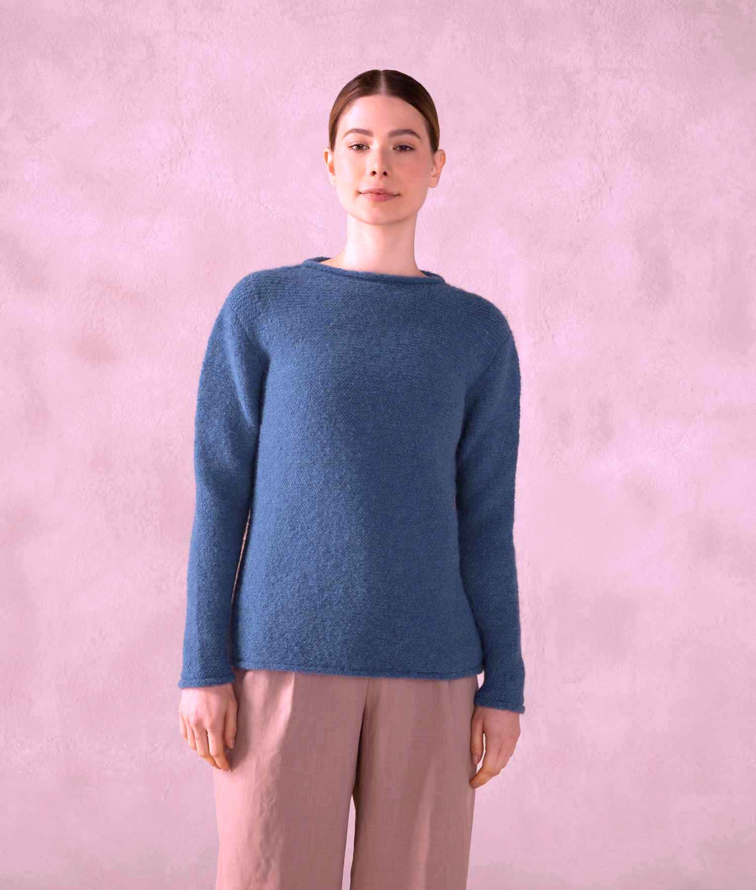 Basic Soft Crew Pullover C002