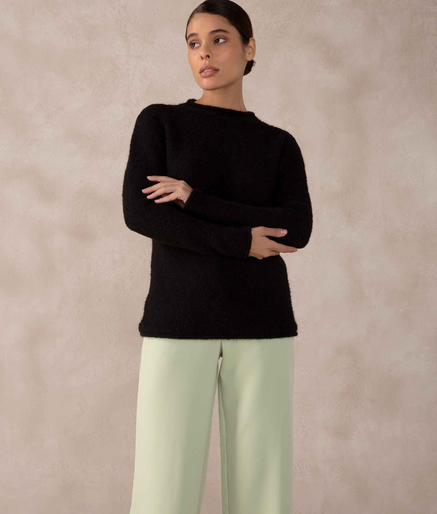 Basic Soft Crew Pullover C003
