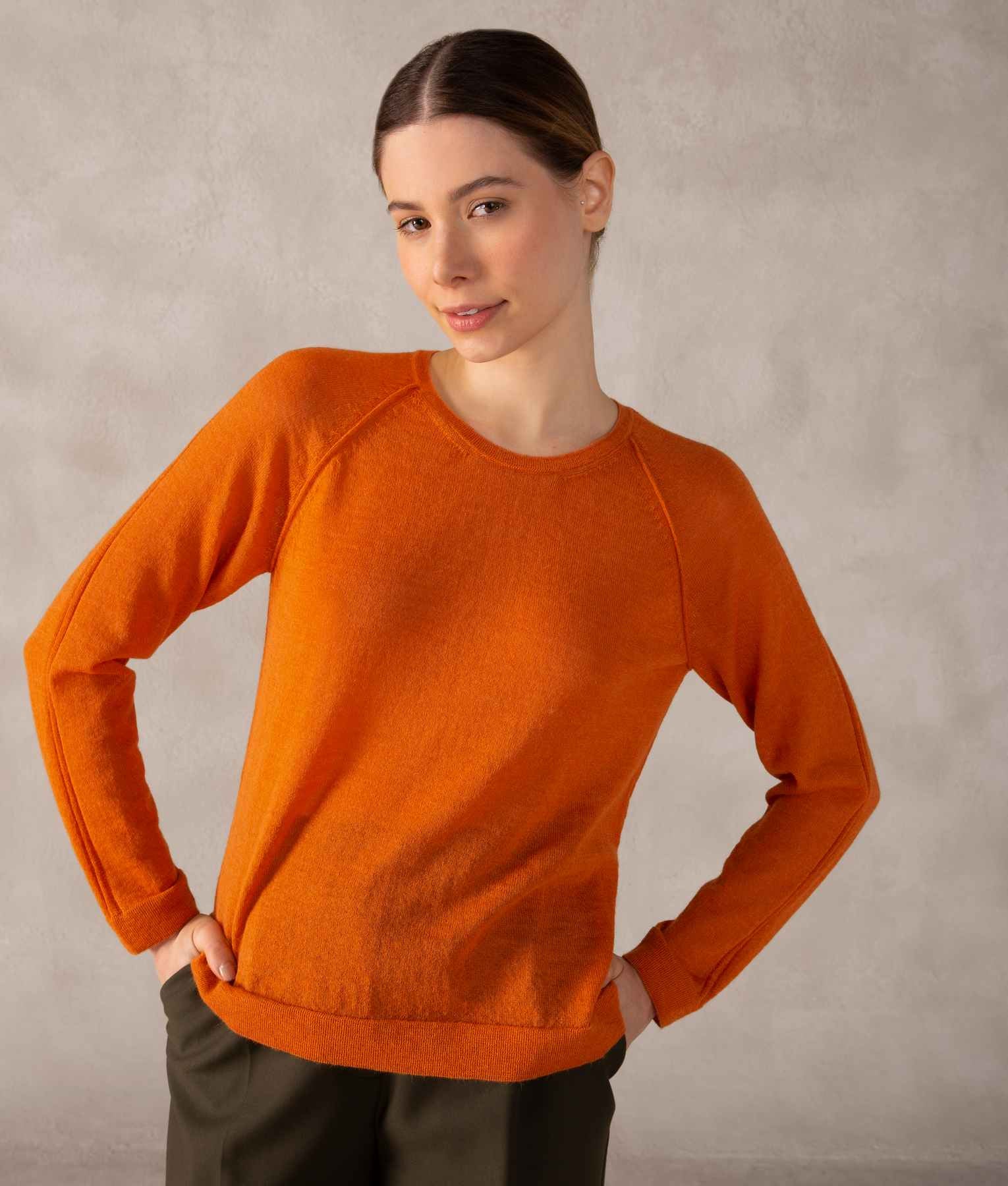 Basic Raglan Sleeves Pullover AM15579