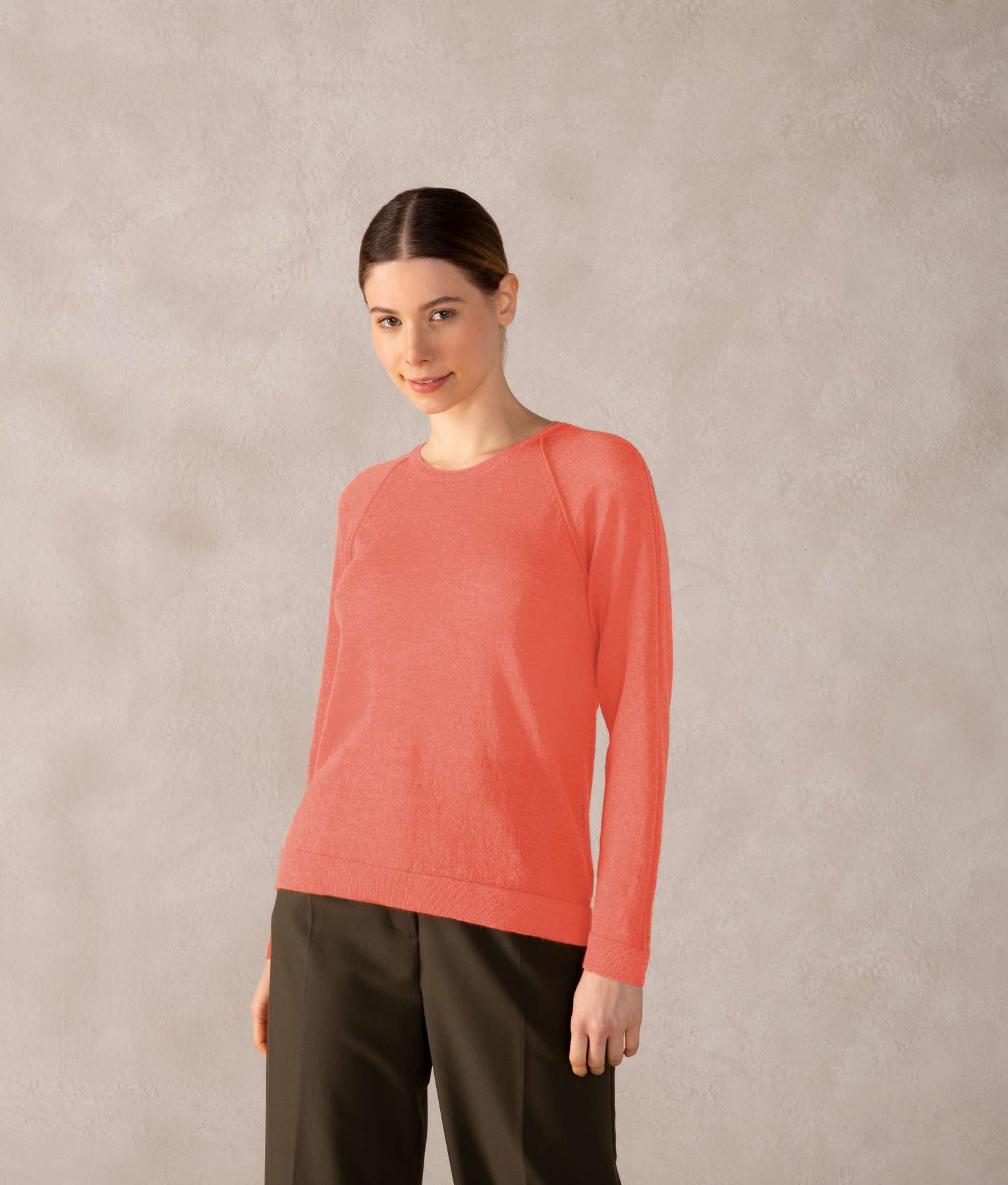 Basic Raglan Sleeves Pullover AM15581