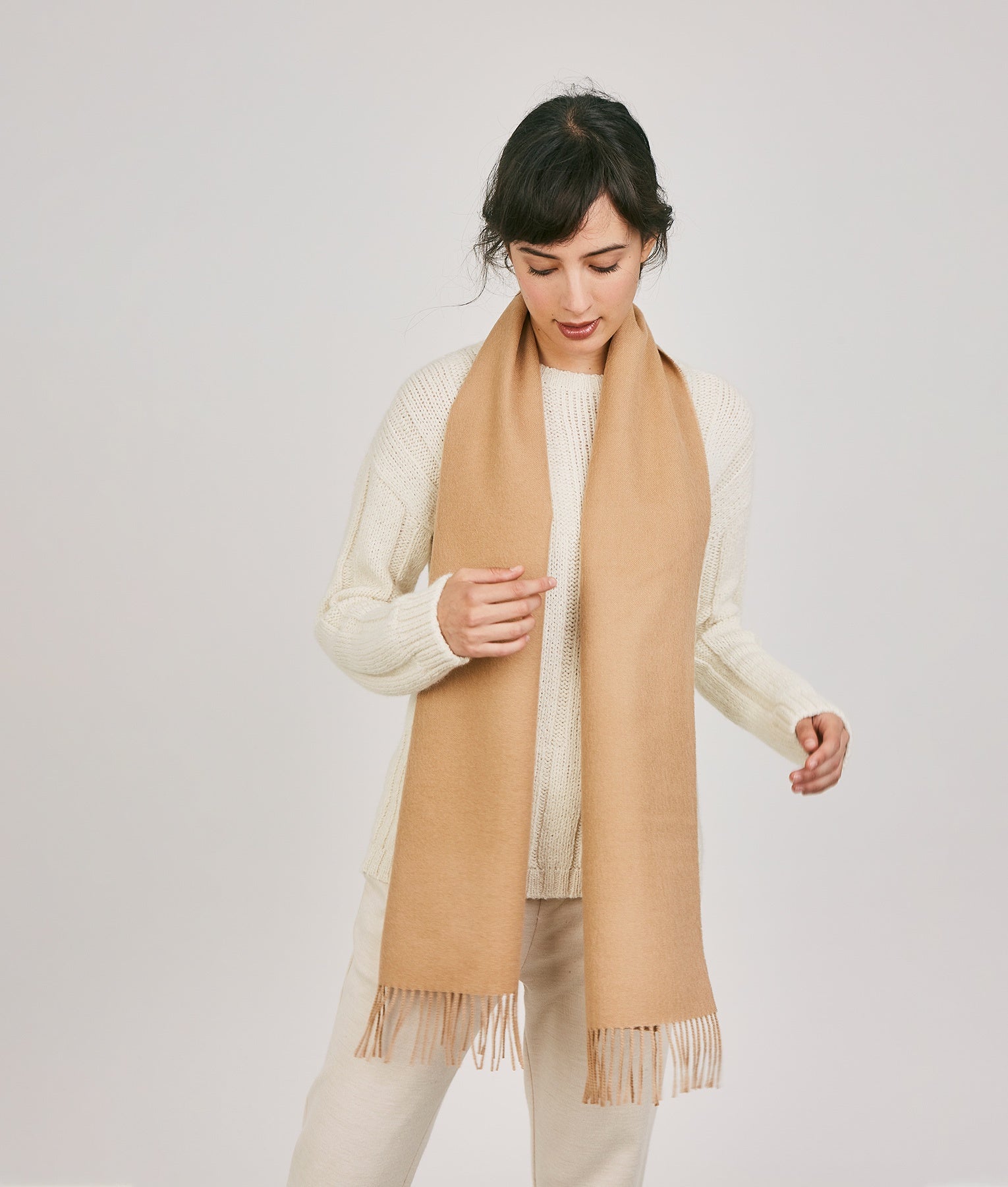 Premium Baby Alpaca Scarf 203