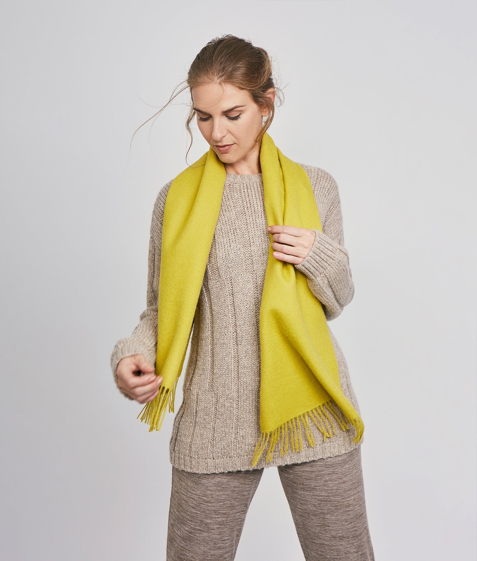 Brushed scarf AM14610