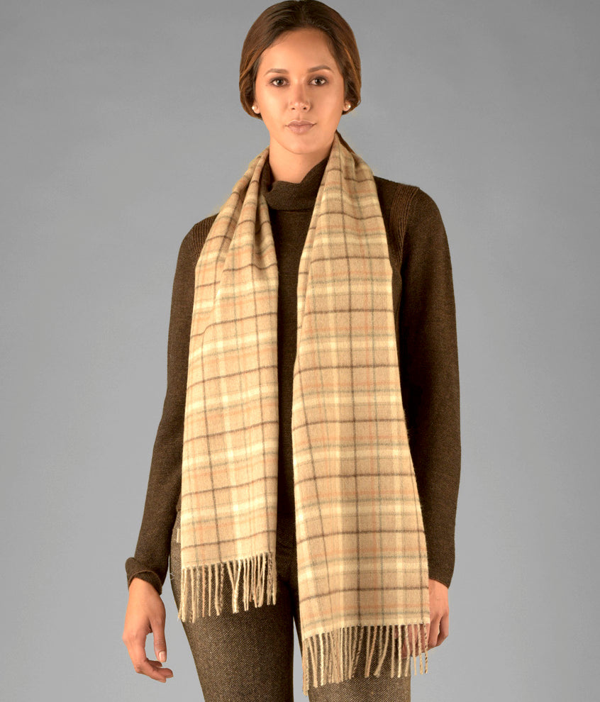 Burberry cashmere best sale classic plaid scarf