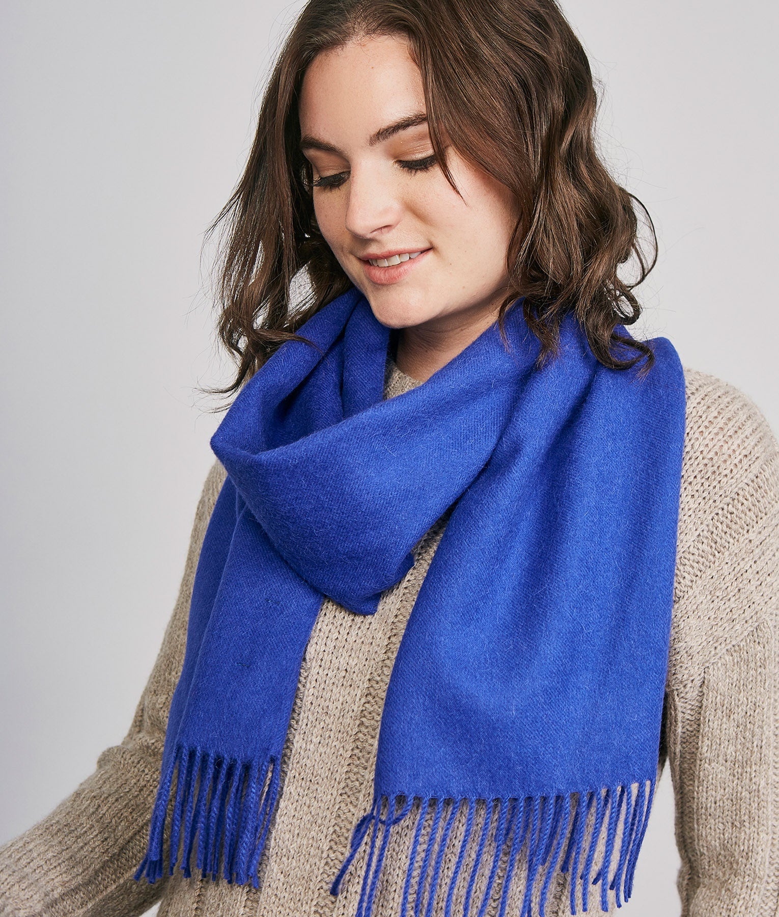 Long brushed scarf AZ14620