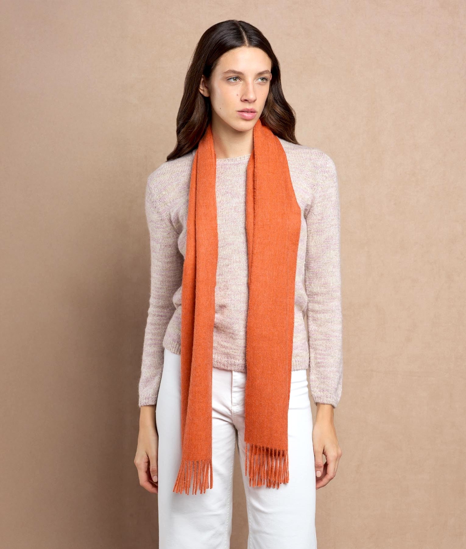 Long Brushed Scarf M4949