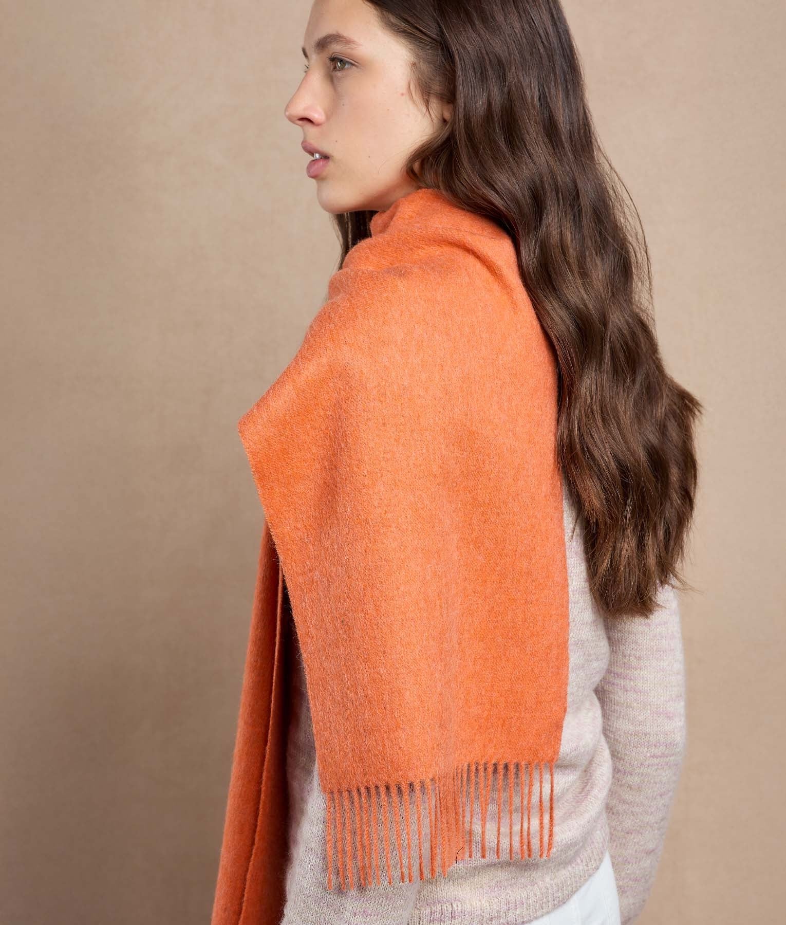 Long Brushed Scarf M4949