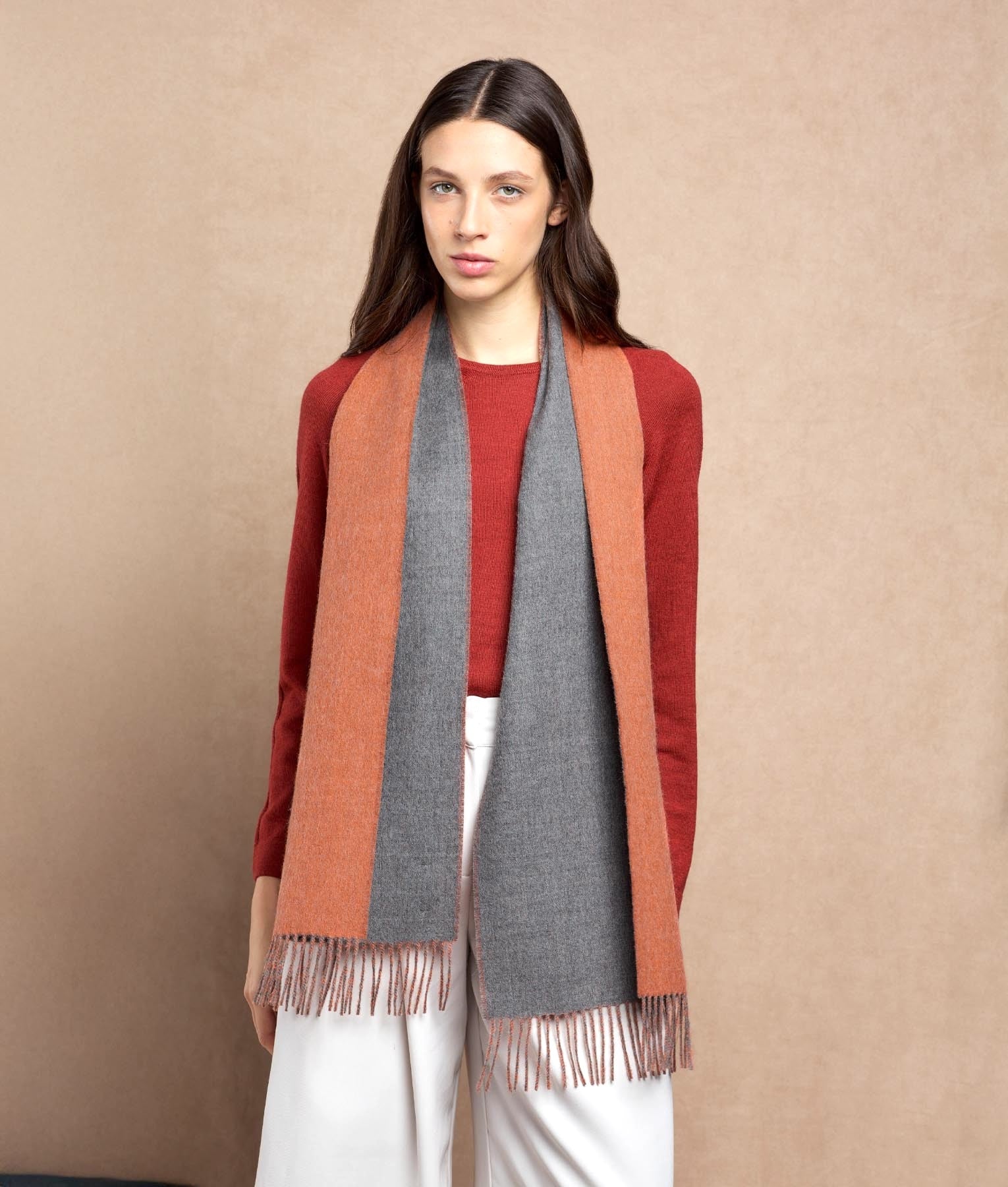 Double Face Scarf C078