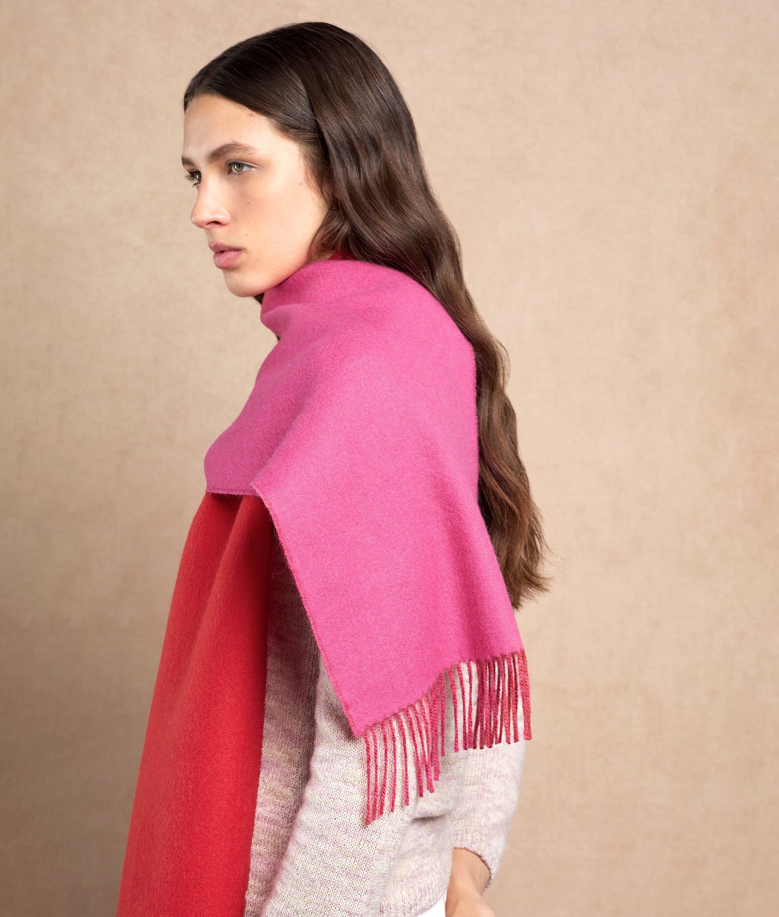 Double Face Scarf C076