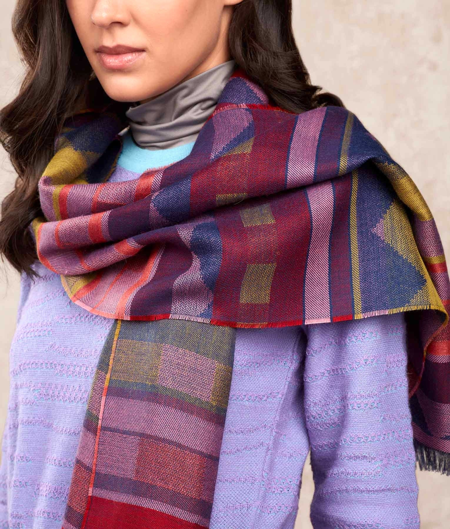 Trigo Alpaca Scarf - Multicolour C001 - Unisex