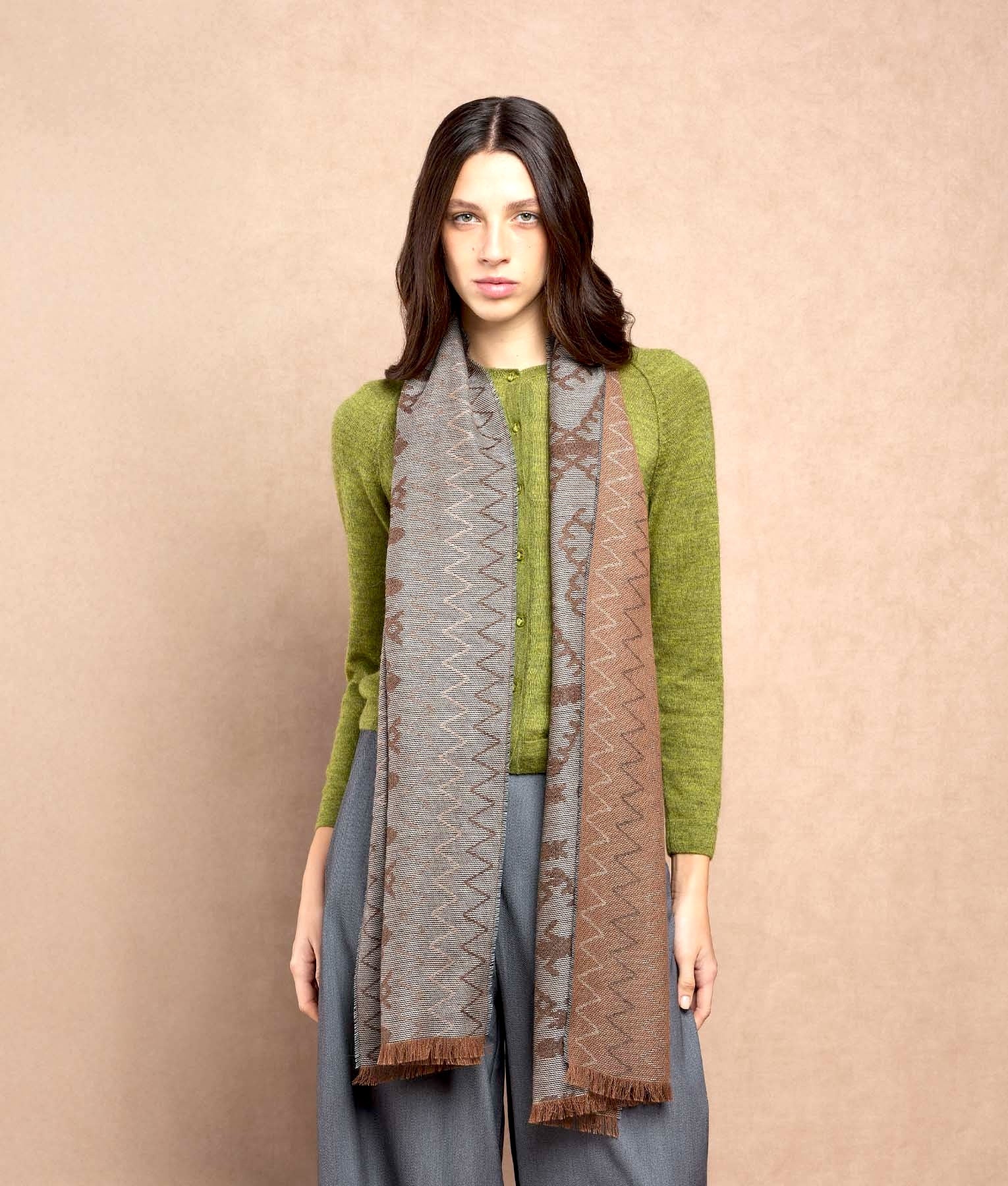 Imitation Nazca Scarf C001