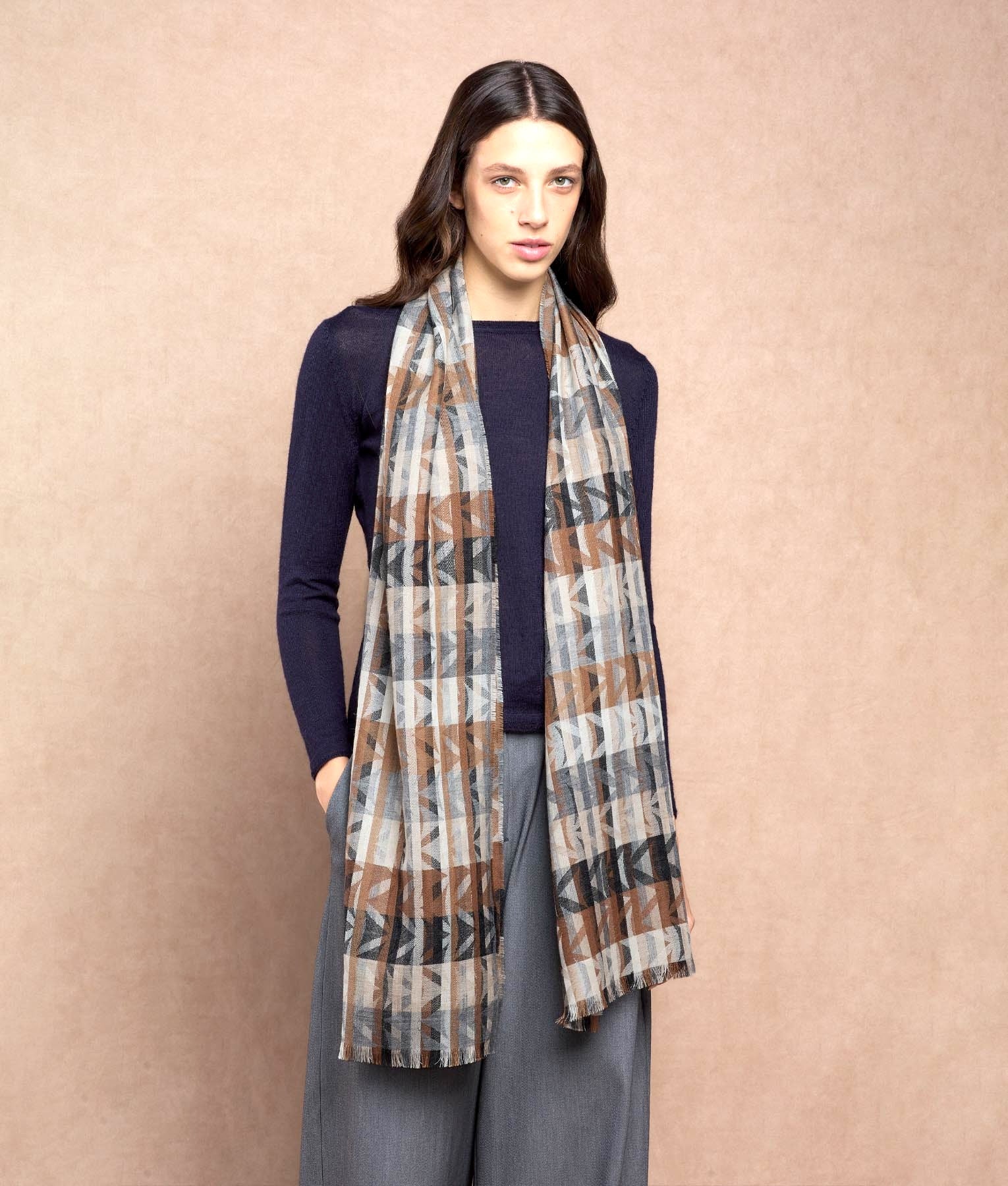Layered Scarf C001