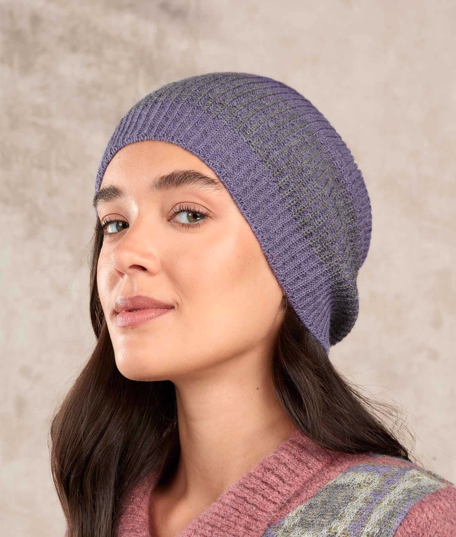 Reversible Ribbed Beanie - C004 - Unisex