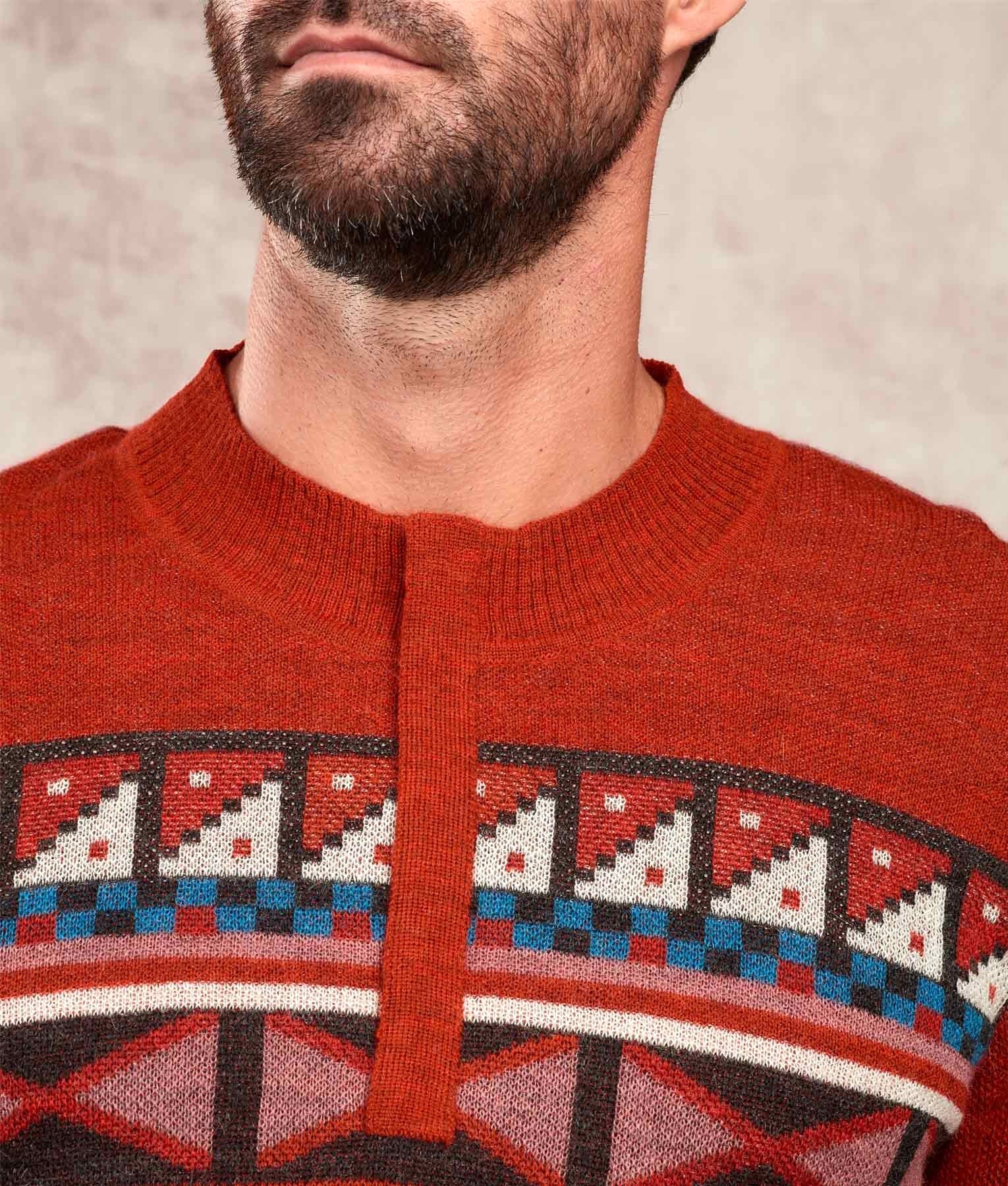 Colours & Clay - Jumper - Red - Men's