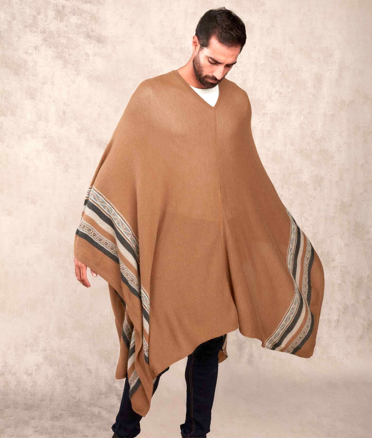 Poncho Rider - Camel C002 - Men's