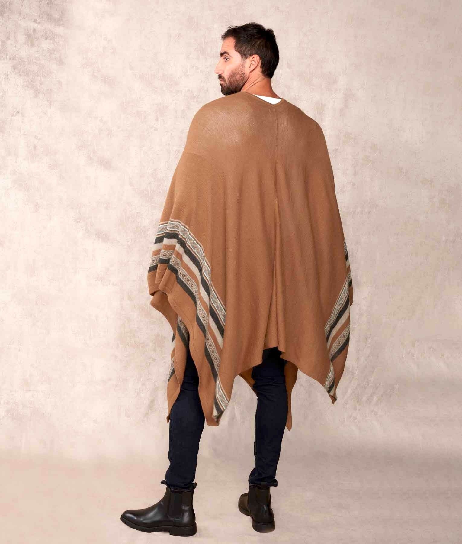 Rider - Poncho - Camel - Men's