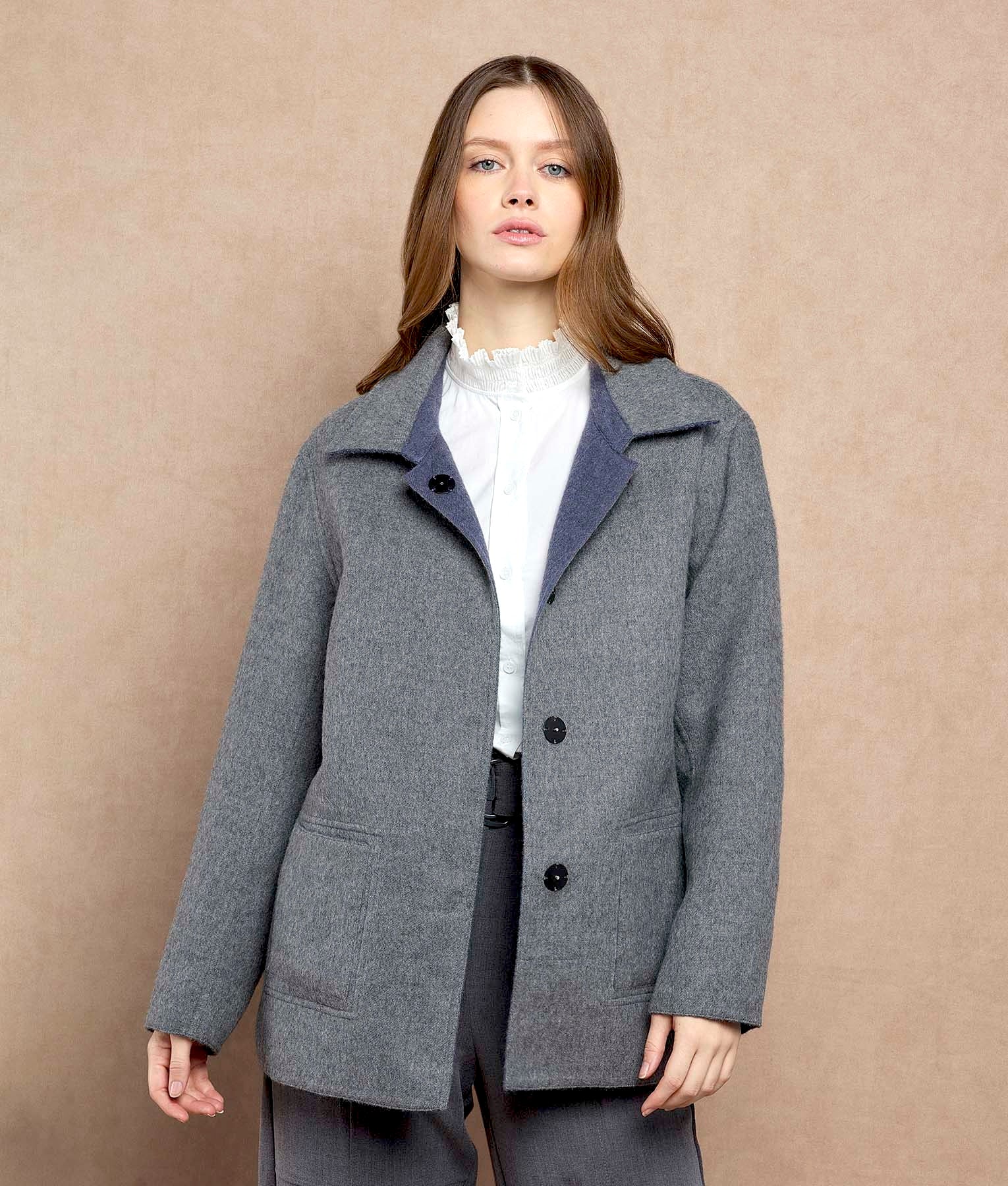 Reversible Women's Short Coat C015