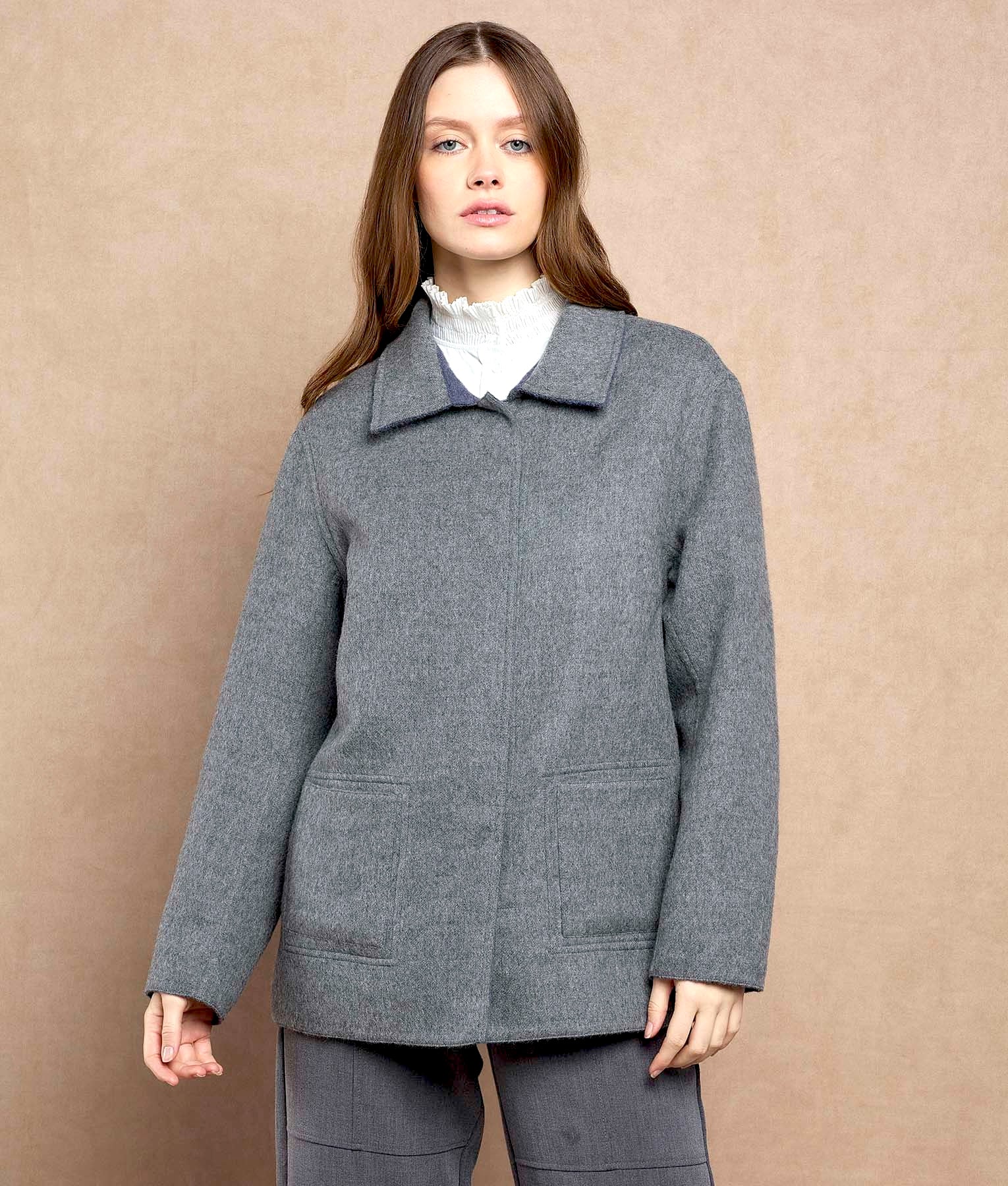 Reversible Women's Short Coat C015
