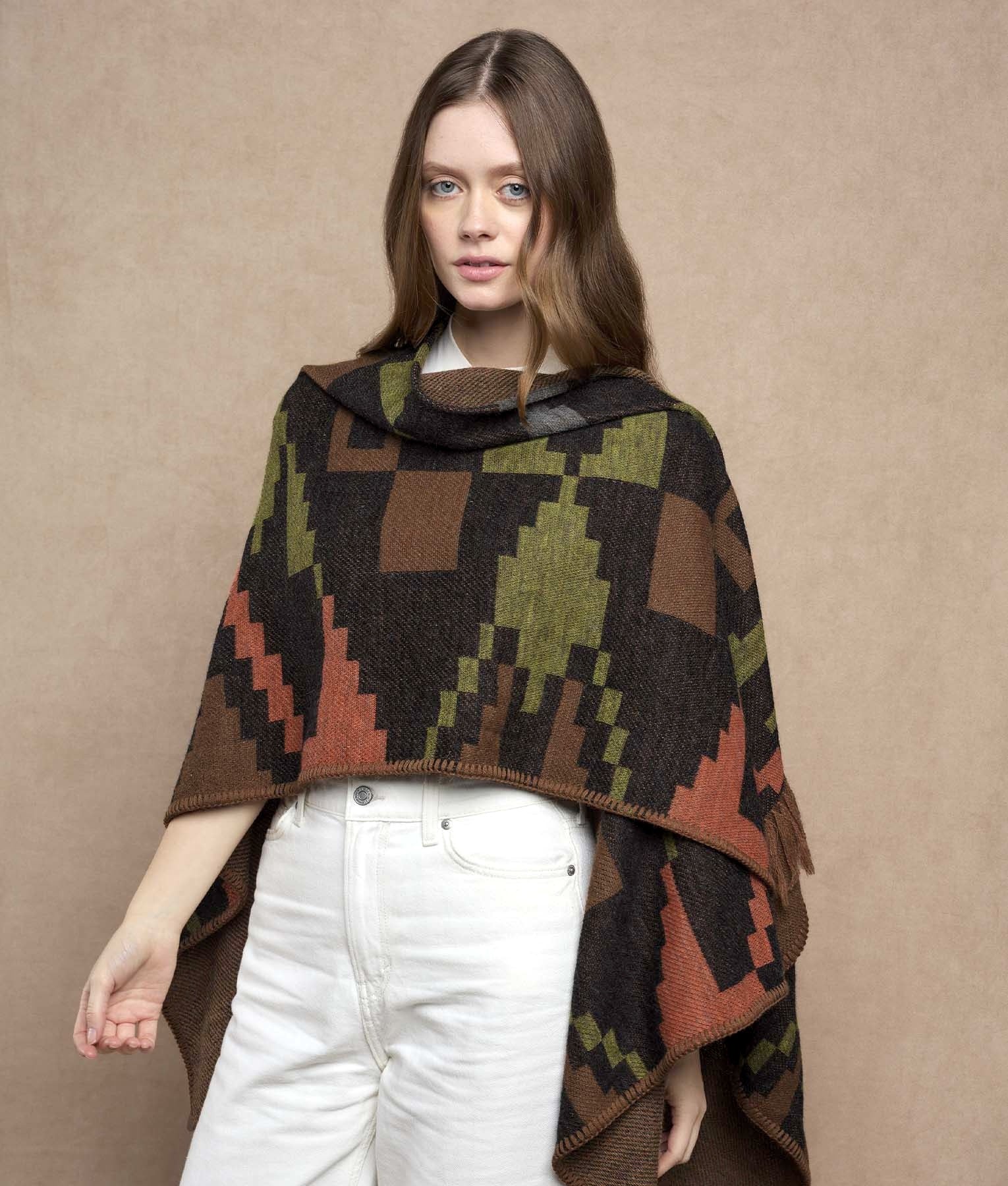 Mago Jacquard Cape C003