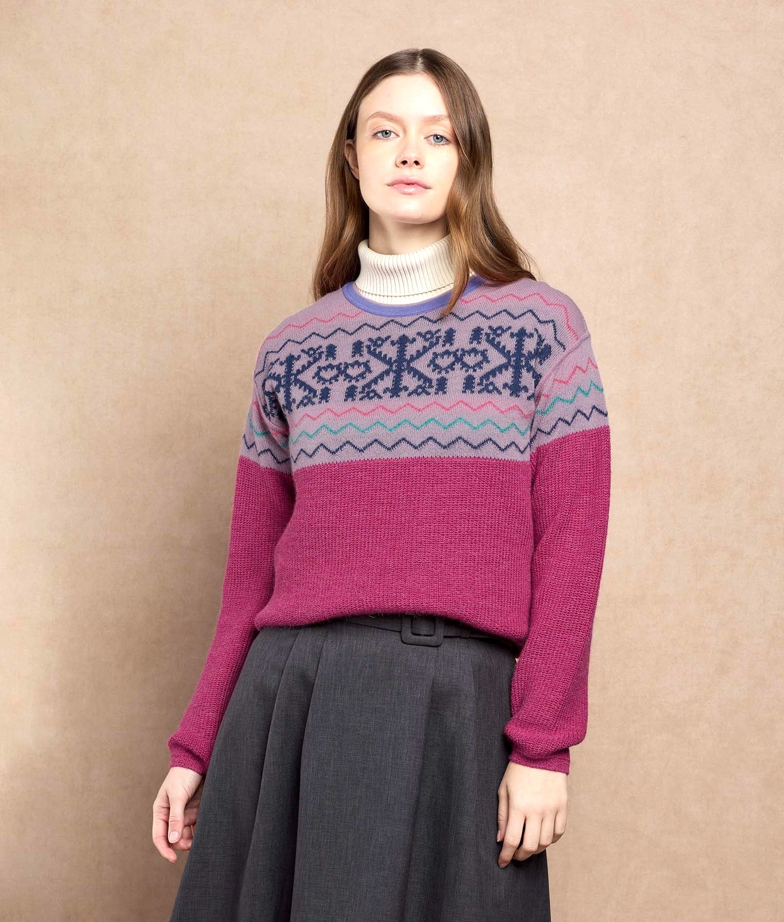 Snowy Andes Jumper - Multicoloured - Women's