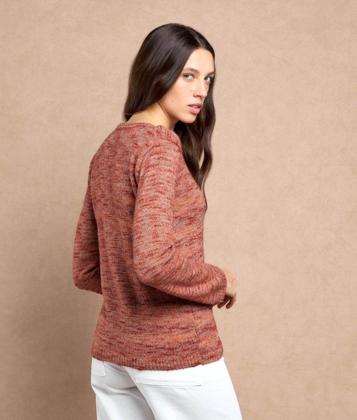 Soft Textured Jersey Jumper C001