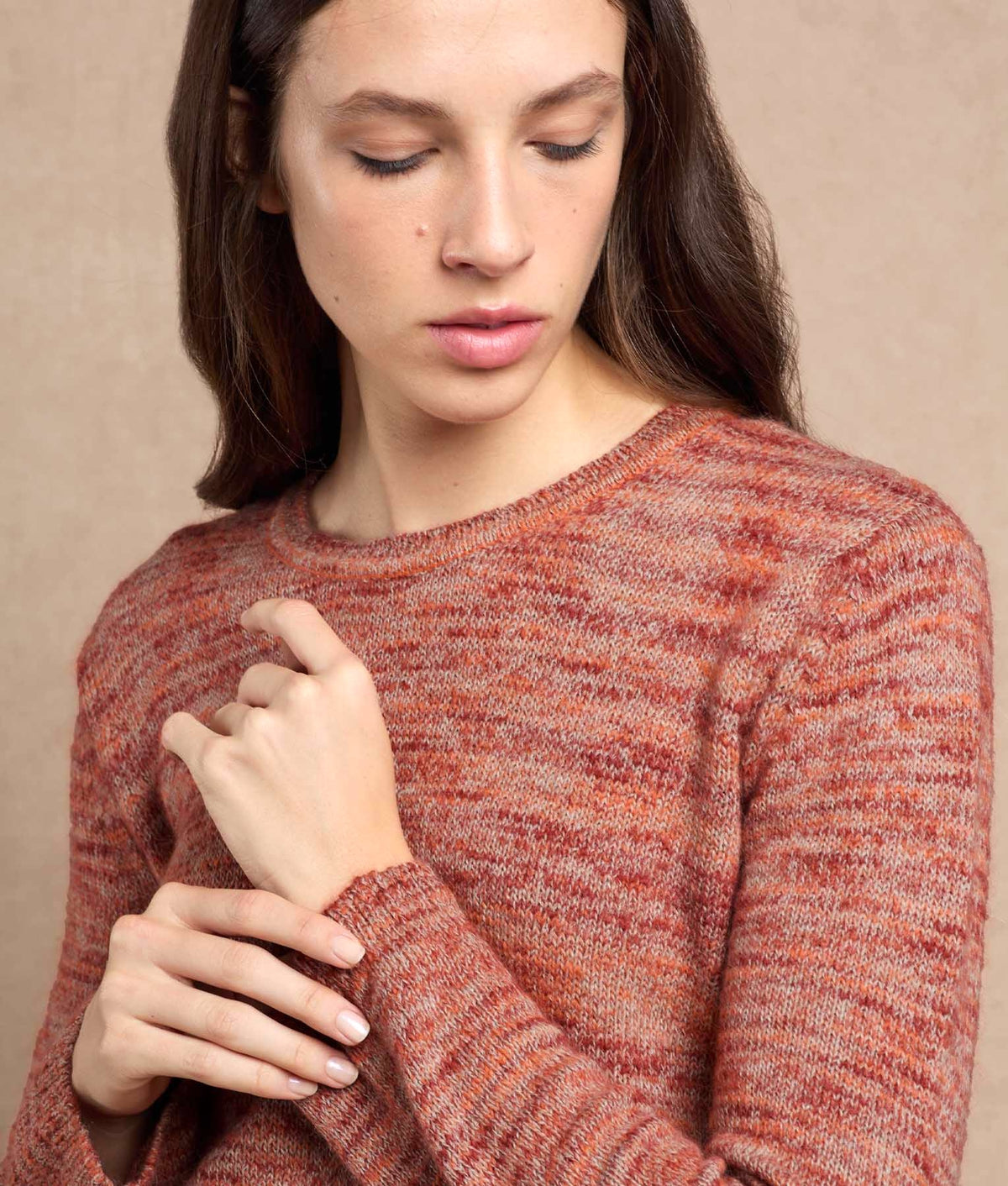 Soft Textured Jersey Jumper C001