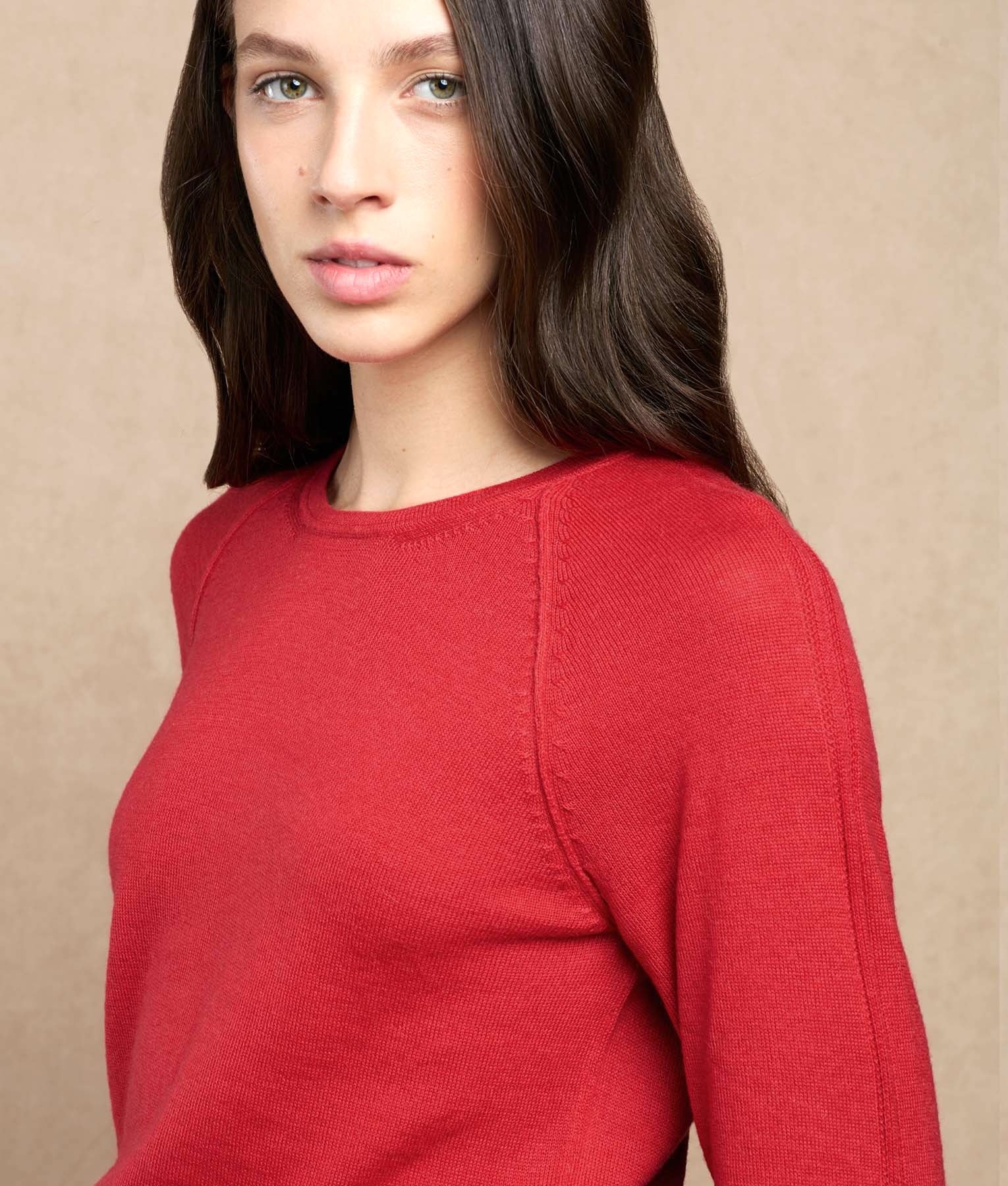 Basic Raglan Sleeves Jumper RJ17947