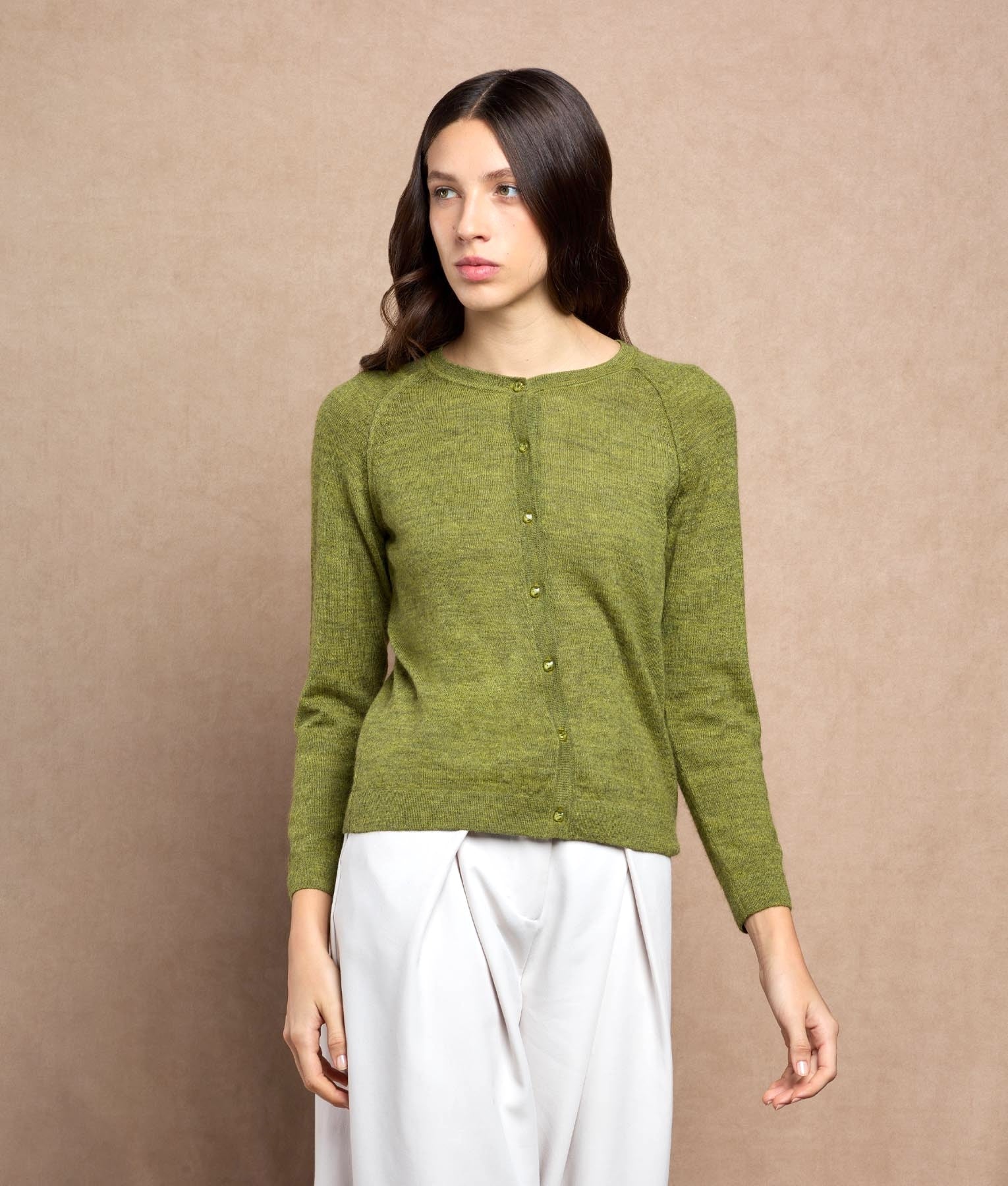 Basic Raglan Sleeves Cardigan M2409