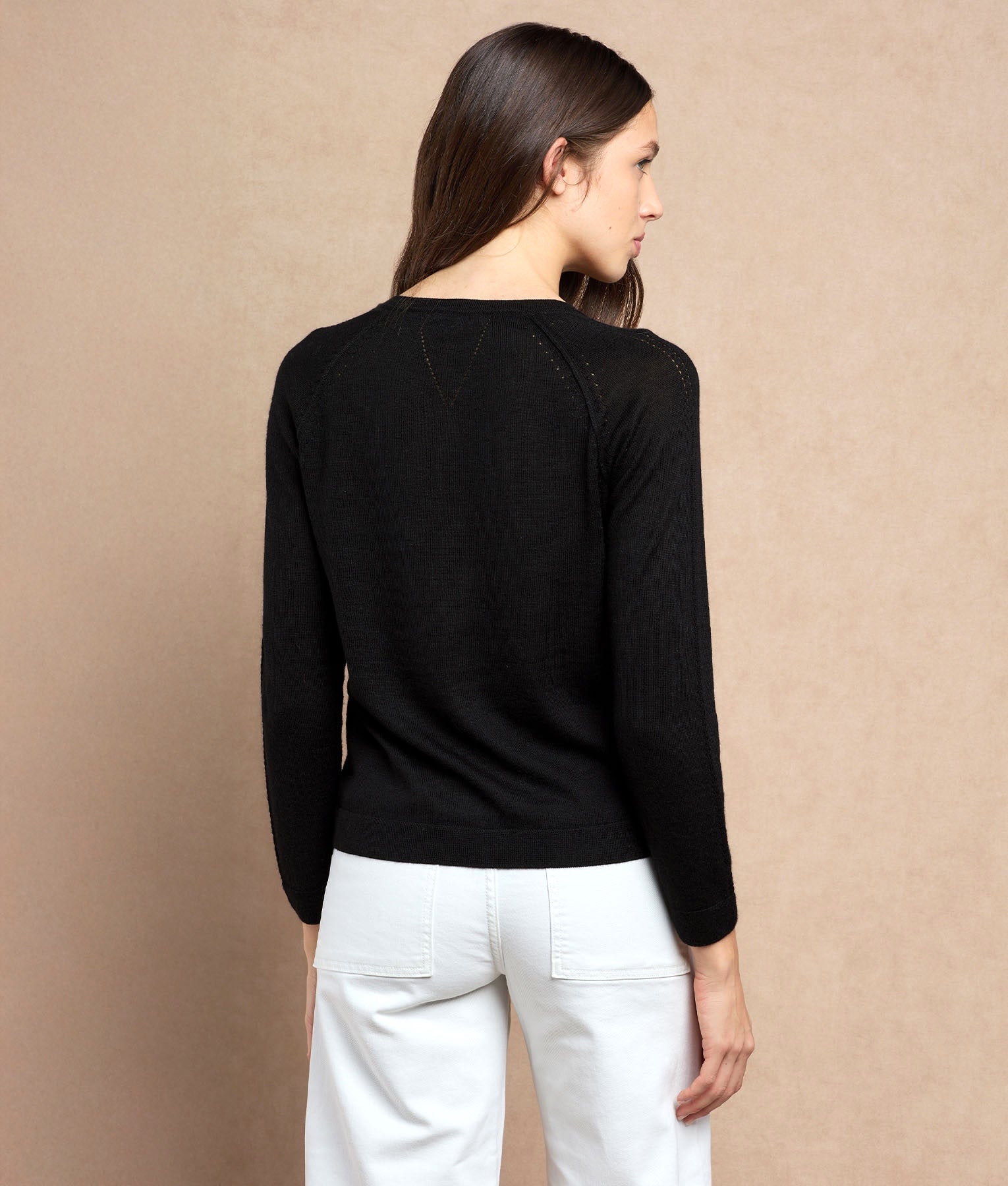 Basic Raglan Sleeves Cardigan 500