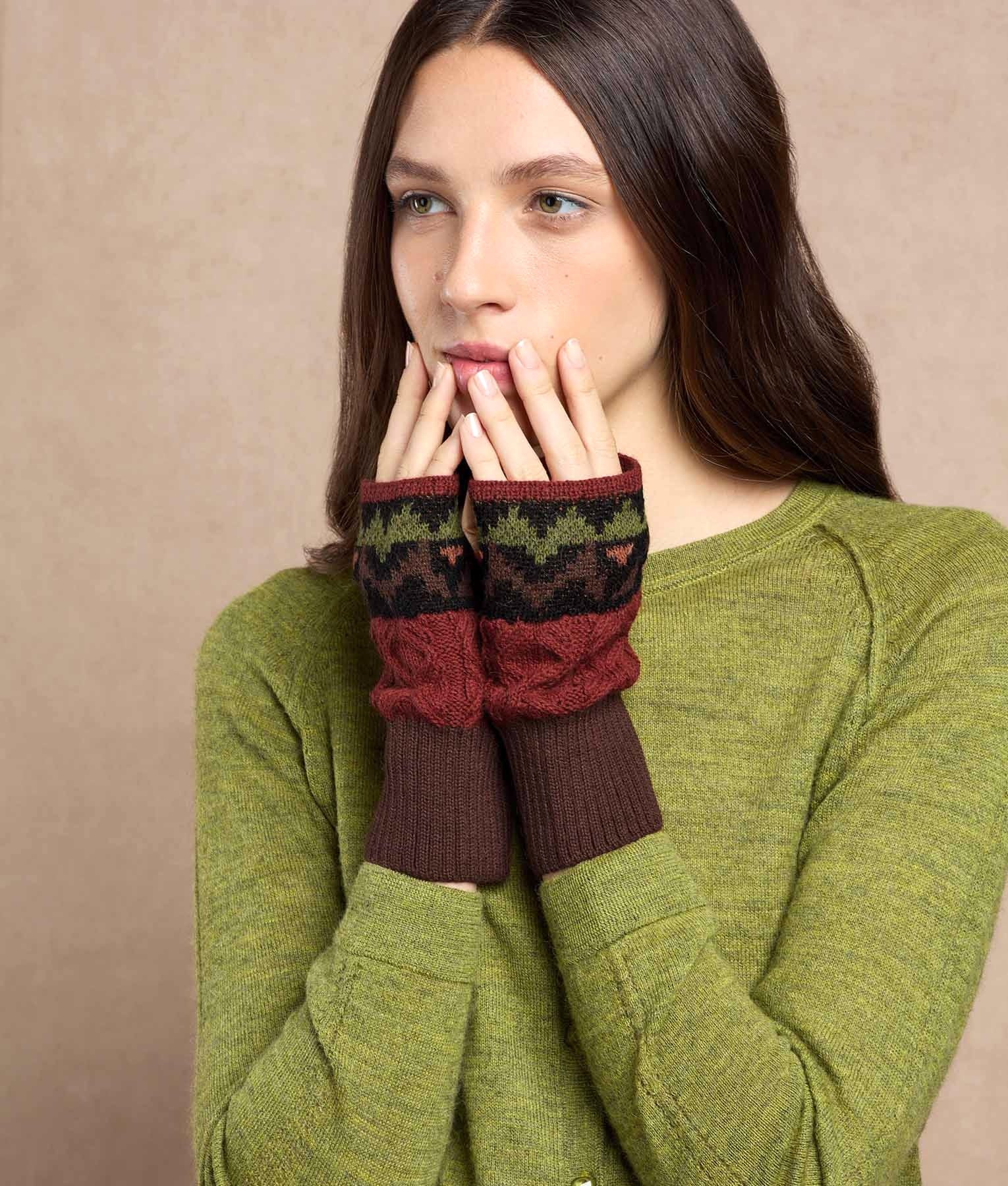 Jacquard Mittens C003