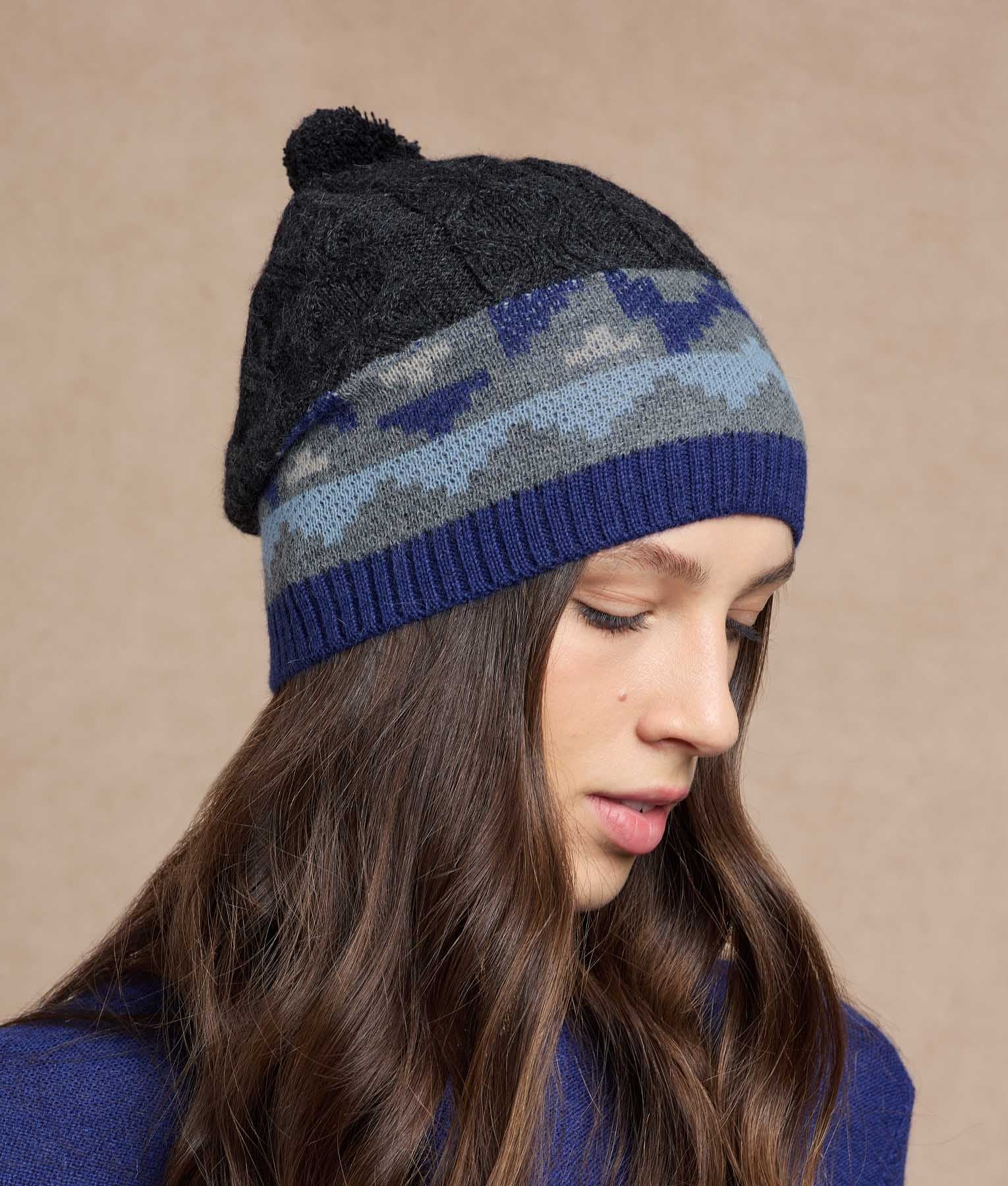 Jacquard Beanie C002