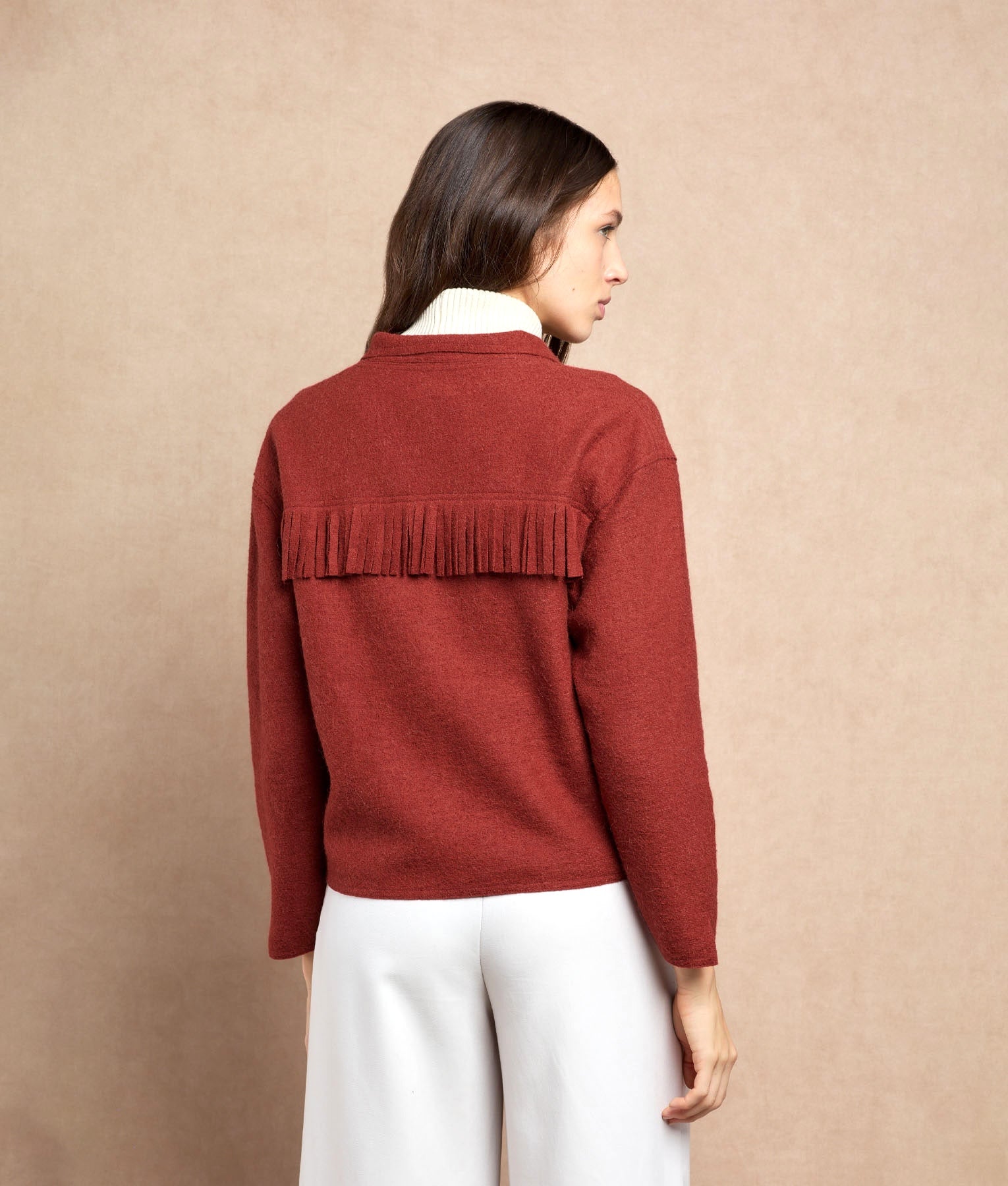 From The West Jacket - Brick Red - Women's
