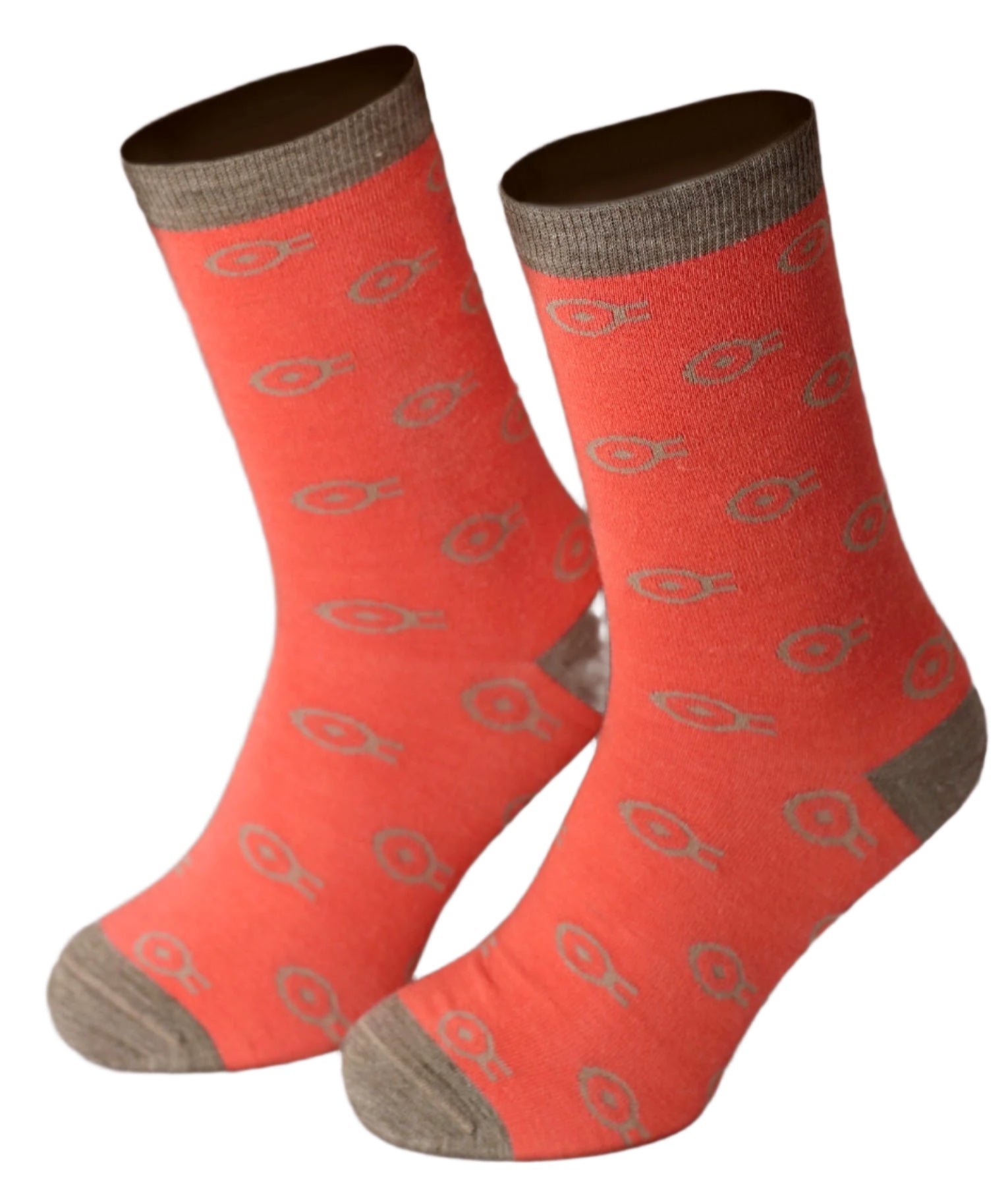 Amano Women's Socks - Orange C003 - Women