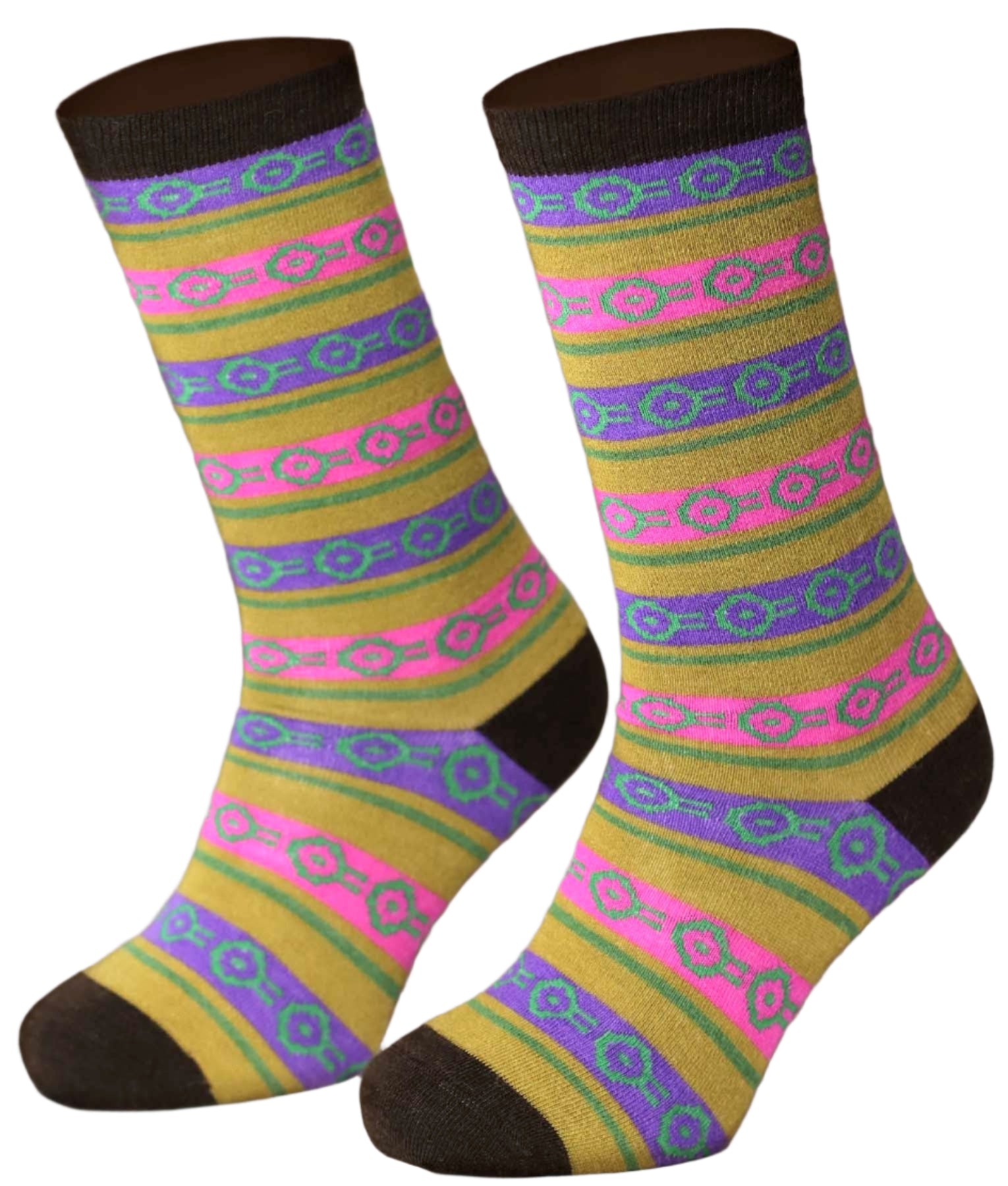 Heads & Lines Women's Socks - Multicolour C002 - Women