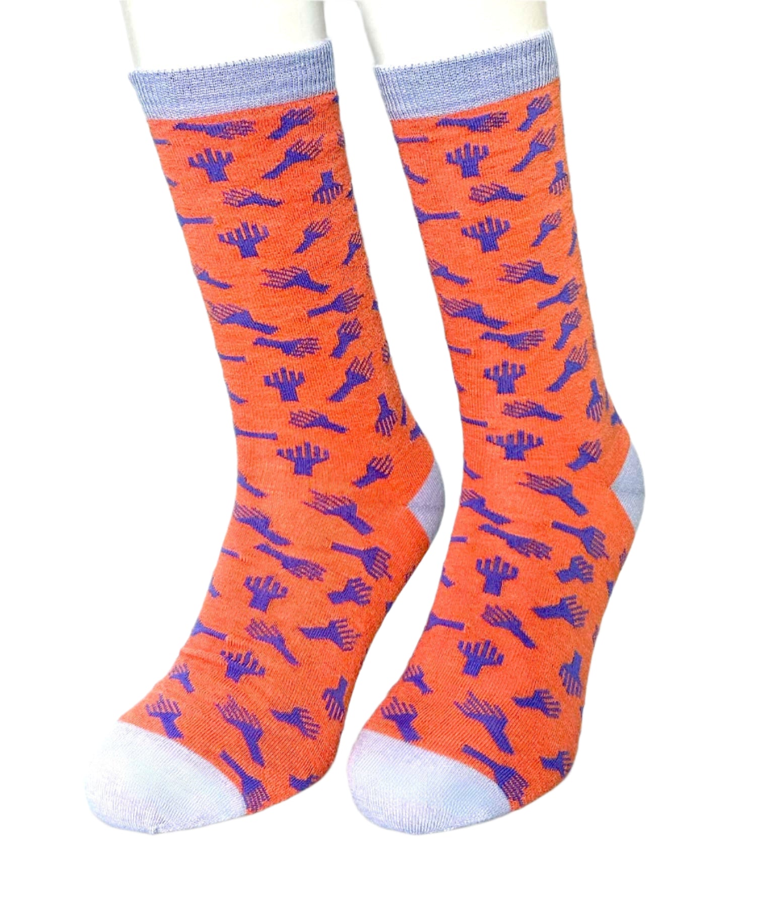 Las Manos Women's Socks - Salmon C003 - Women